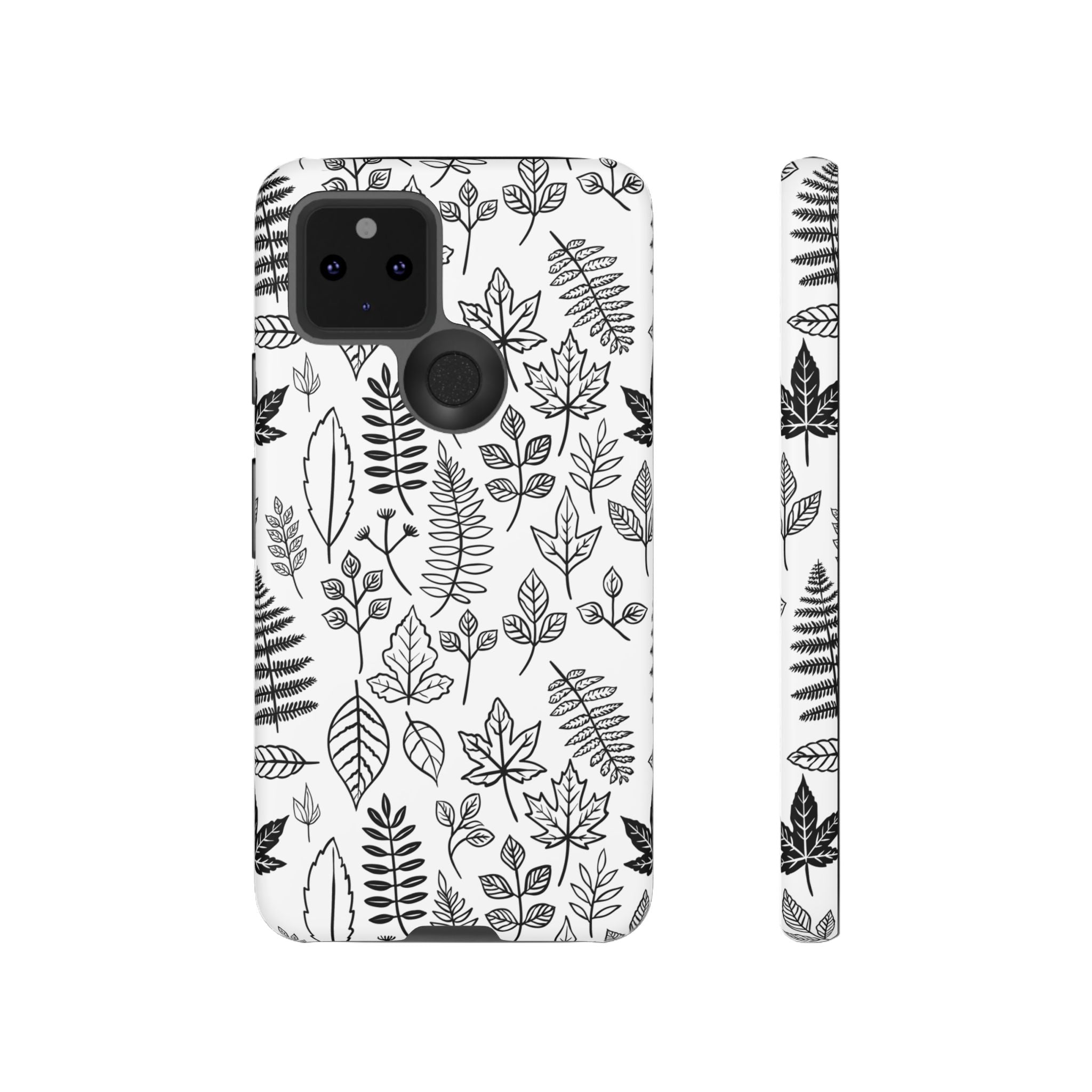 Stylish Phone Case for Nature Lovers, Botanical Design, Gift for Her, Fall Accessories, Customizable Tech Gear