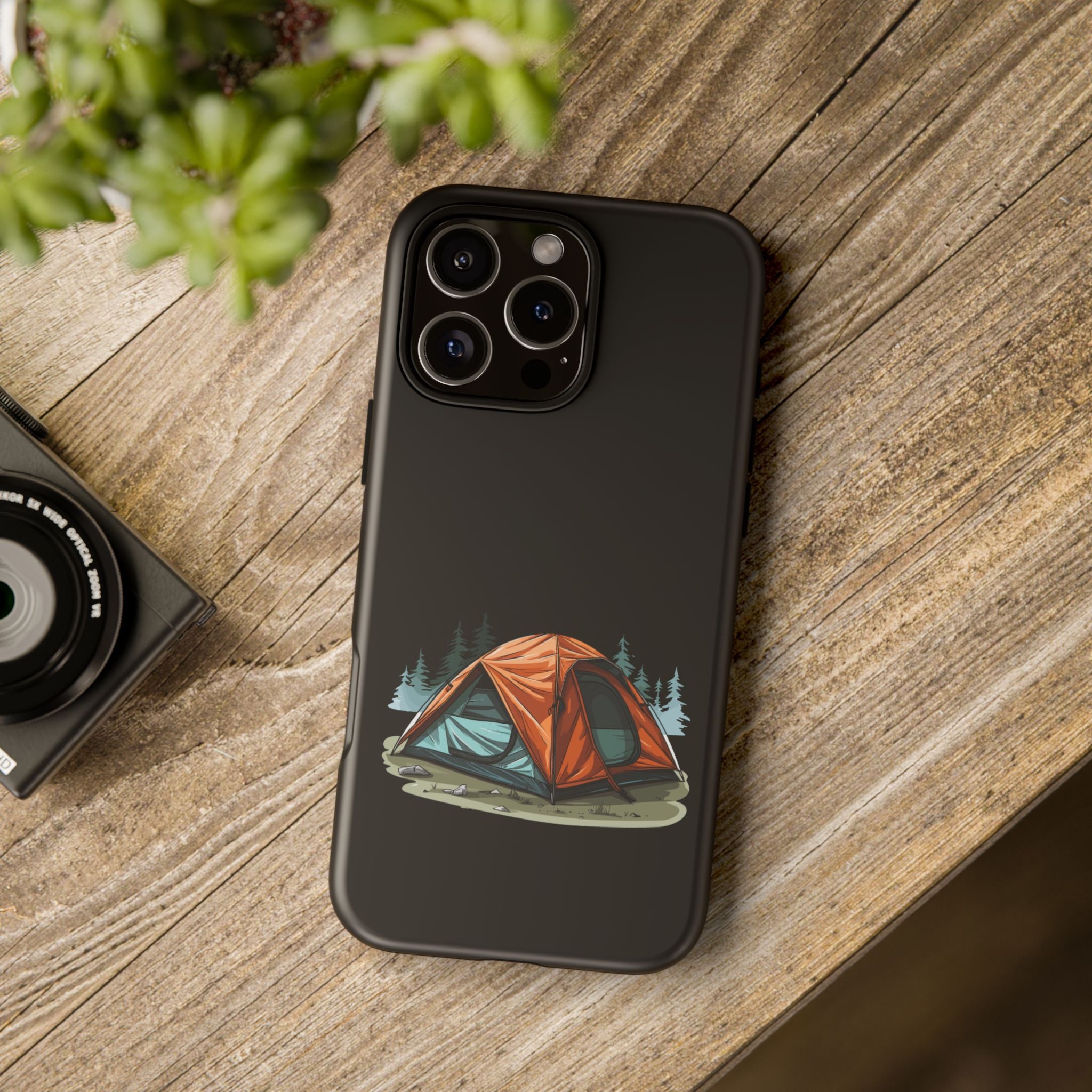 Camping Phone Case, Outdoor Adventure, Nature Lover Gift, Tough Cases, Hiking Accessory, Travel Gear, Camping Vibes
