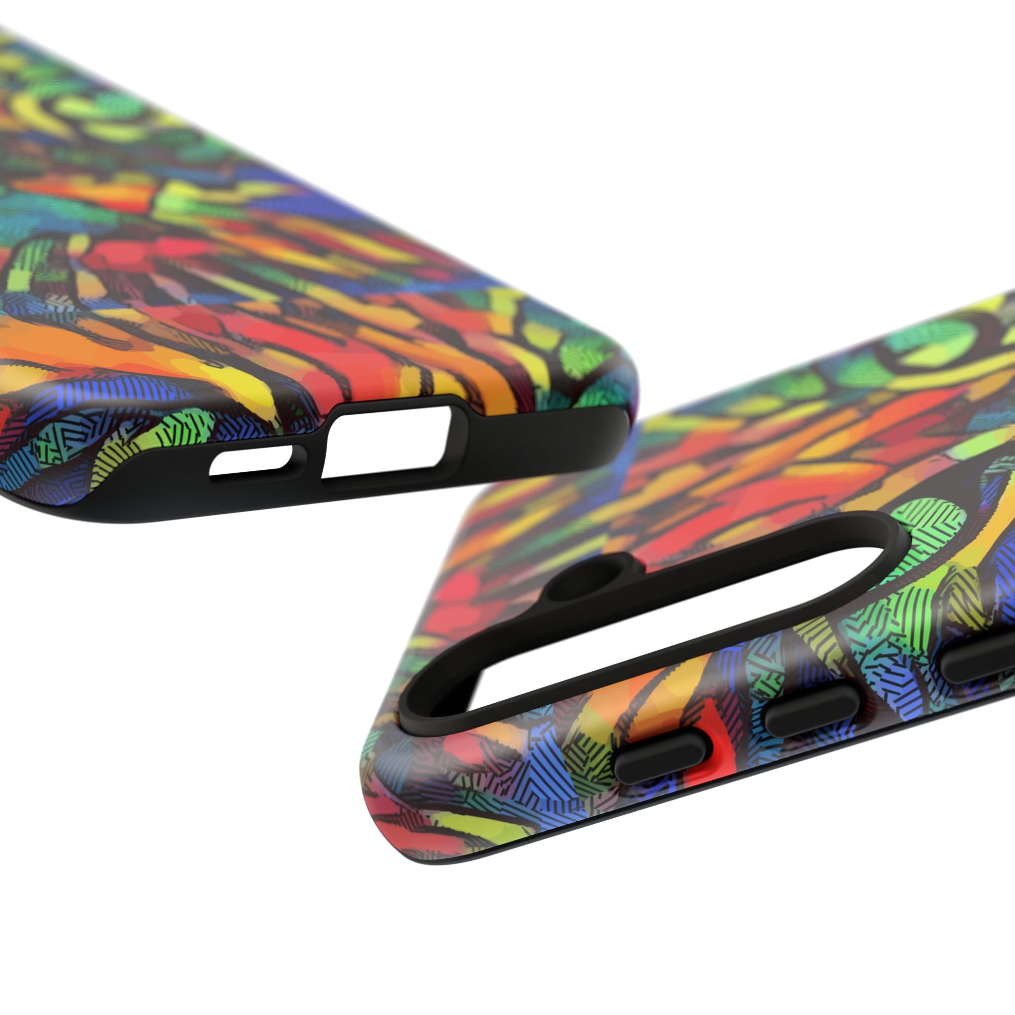 Colorful Phone Cases for Vibrant Style - Tough Cases, Unique Gifts, Animal Print, Artistic Design, Phone Accessories, Eco-Friendly