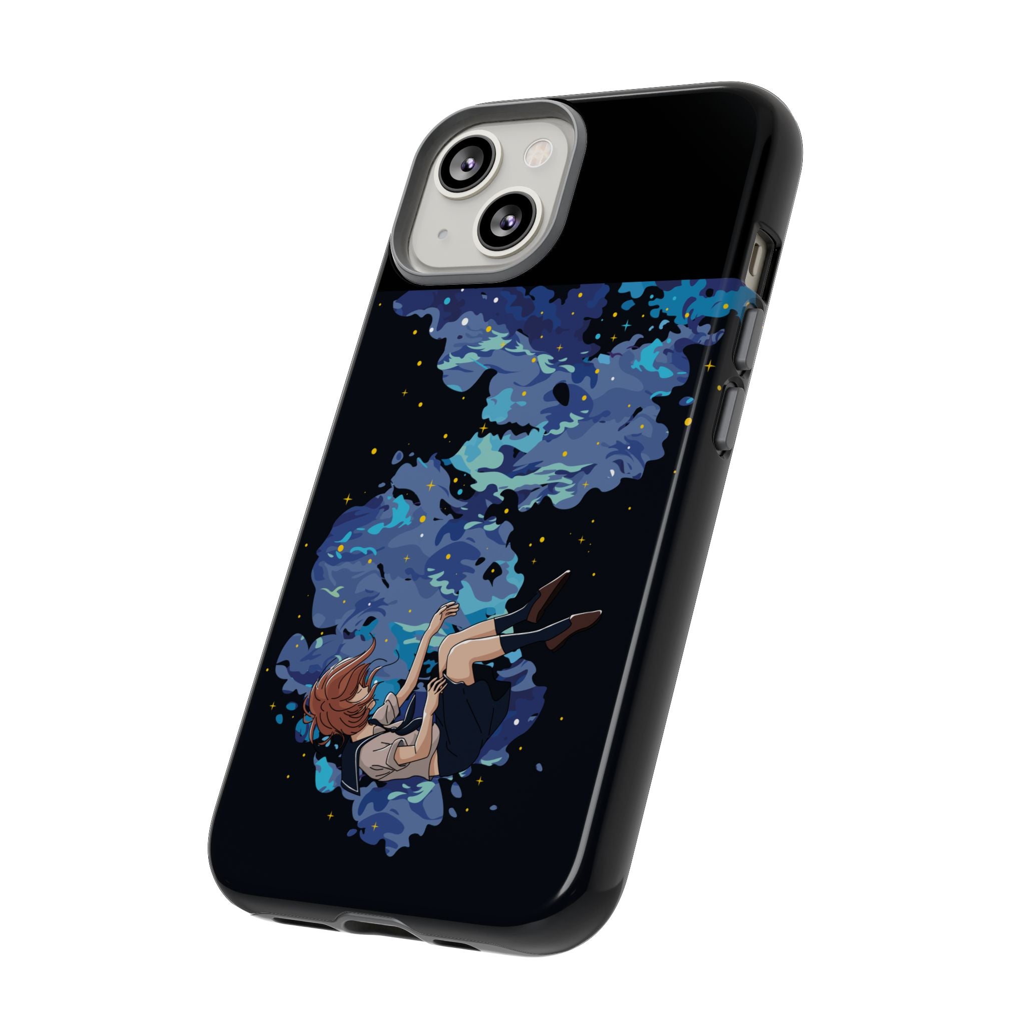 Tough Cases Phone Case - Artistic Galaxy Design, Cute Sleeve for Teens, Gift for Students, Unique Mobile Accessory, Trendy Tech Protection