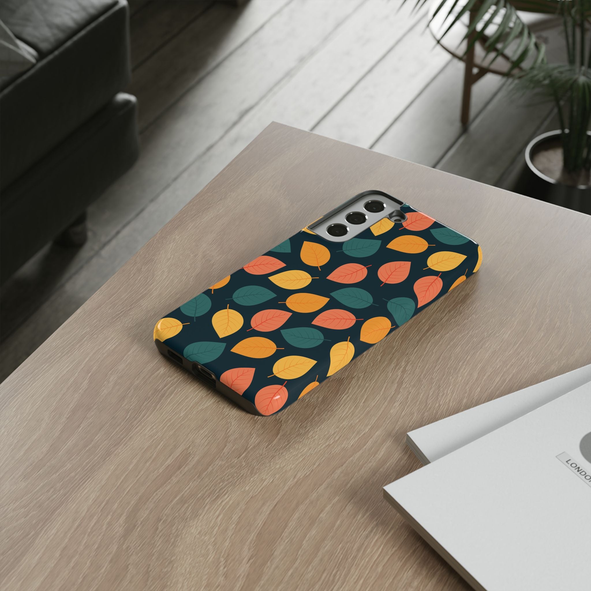 Autumn Leaves Phone Case - Protective Cell Phone Cover, Fall Aesthetic, Nature Lover Gift, Seasonal Accessories, Eco-Friendly Case