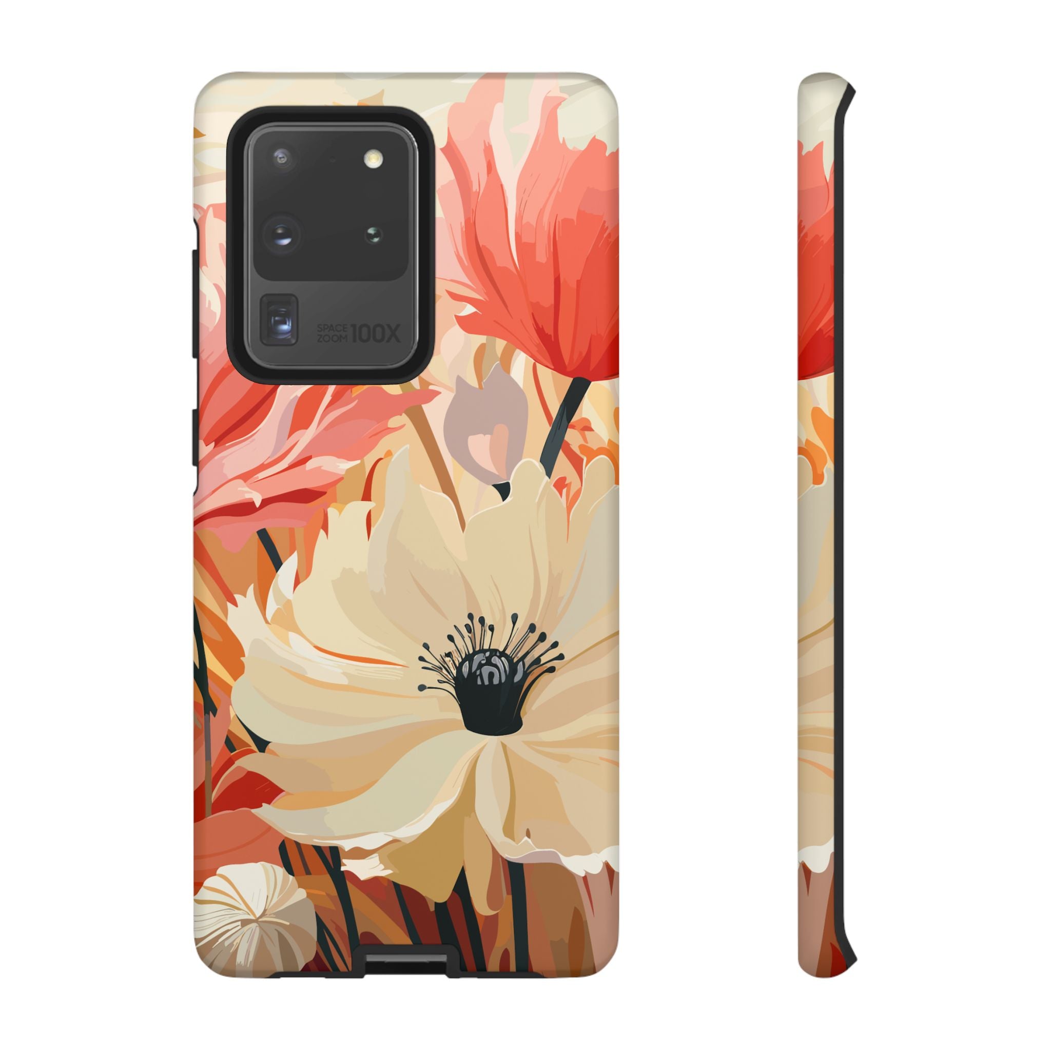 Floral Phone Case, Tough Protective Cover for Floral Lovers, Perfect Gift for Friends, Spring Celebration, Art Lovers Gift