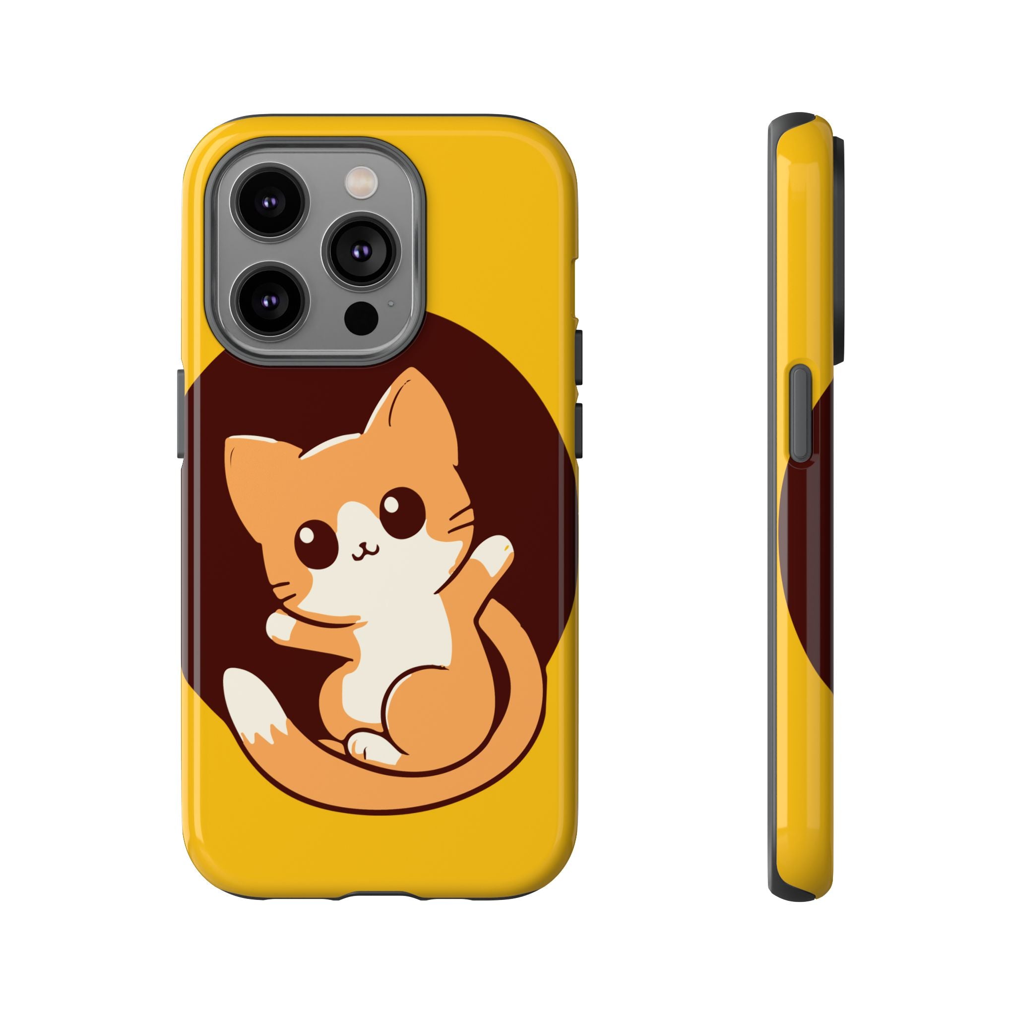 Cute Cat Phone Case | Tough Cases for Cat Lovers, Animal Design, Fun Gift, Unique Case, Durable Protection