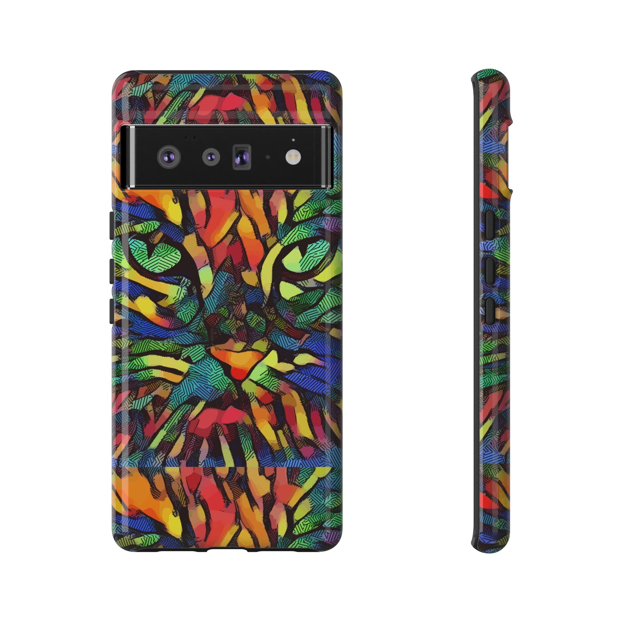 Colorful Phone Cases for Vibrant Style - Tough Cases, Unique Gifts, Animal Print, Artistic Design, Phone Accessories, Eco-Friendly