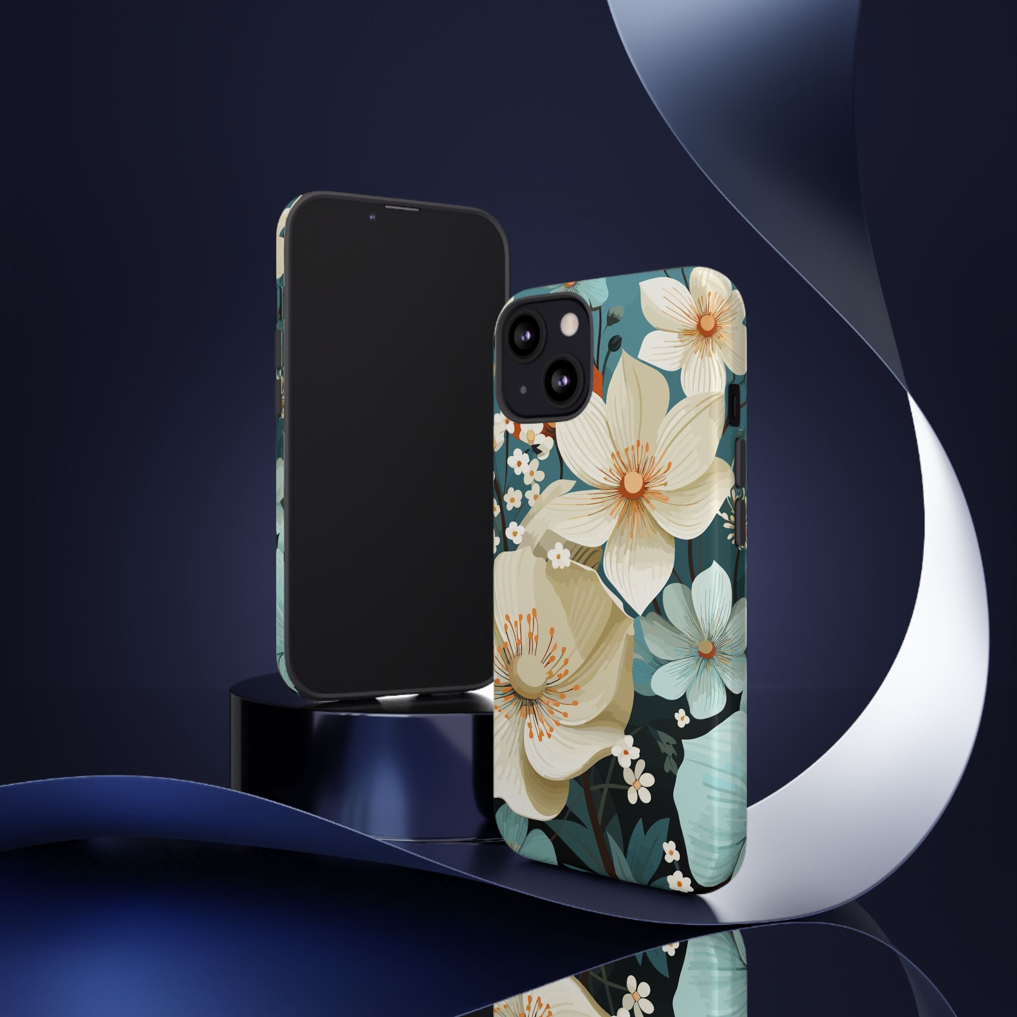 Floral Phone Case, Stylish Tough Cases with Botanical Design, Flower Print Phone Cover, Gifts for Nature Lovers, Eco-Friendly Mobile Cover
