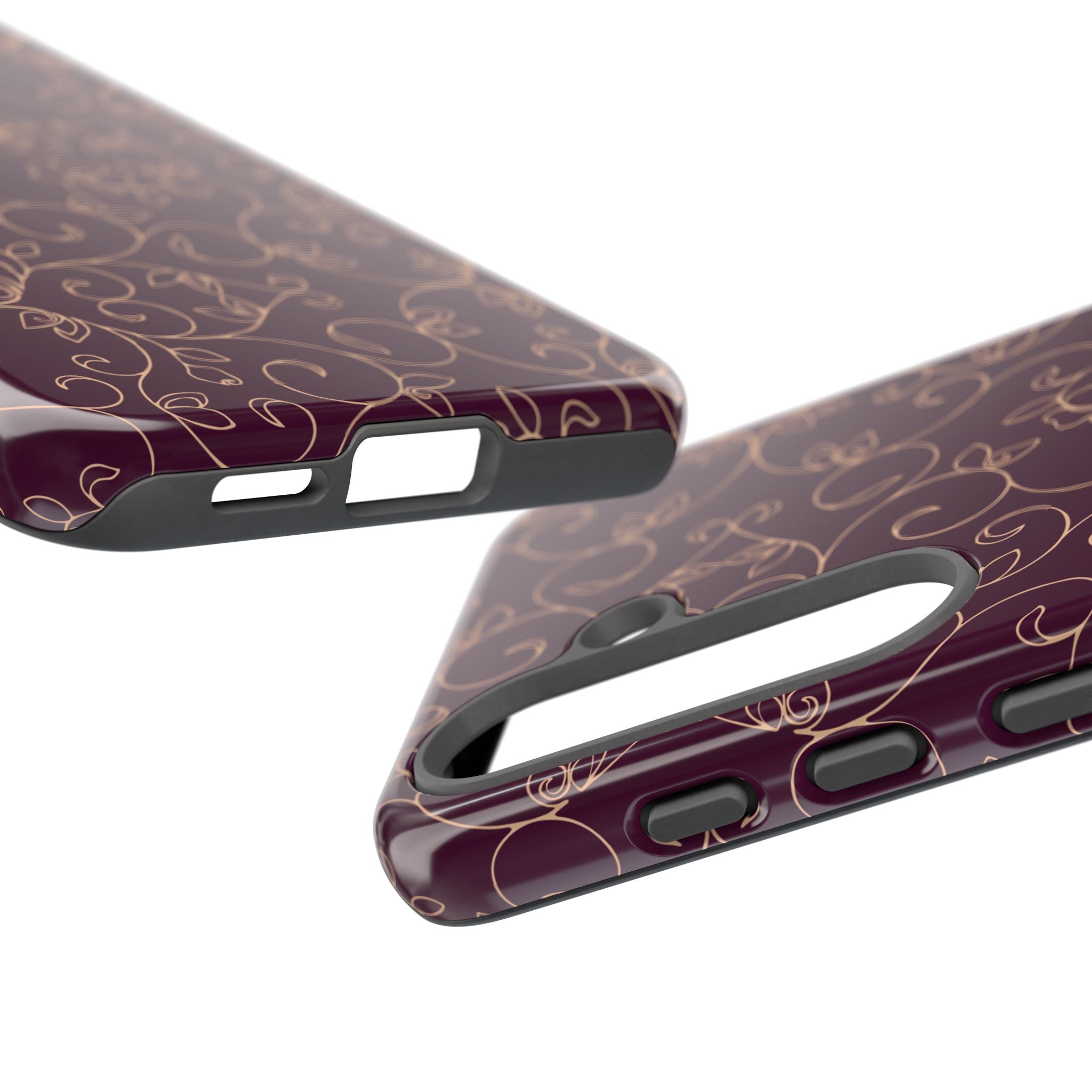 Elegant Floral Phone Case | Durable Mobile Cover, Gift for Her, Floral Design, Stylish Accessory, Phone Protection