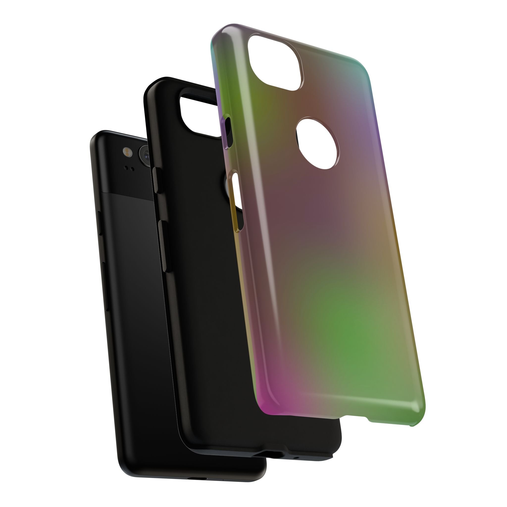Colorful Gradient Phone Case, Tough Cases for Protection, Stylish Mobile Cover, Unique Gift, Modern Tech Accessory