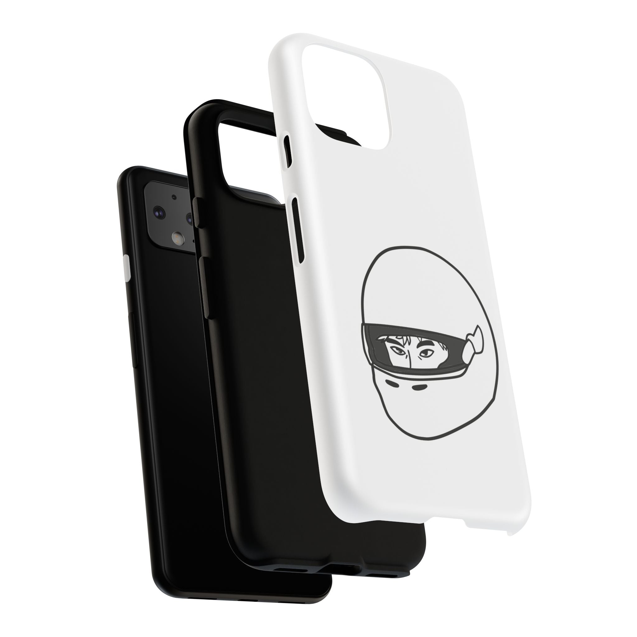 Stylish Phone Case with Racing Helmet Design | Tough Cases | Unique Gift, Motorcycle Enthusiast, Race Lover, Custom Accessory, Everyday Use