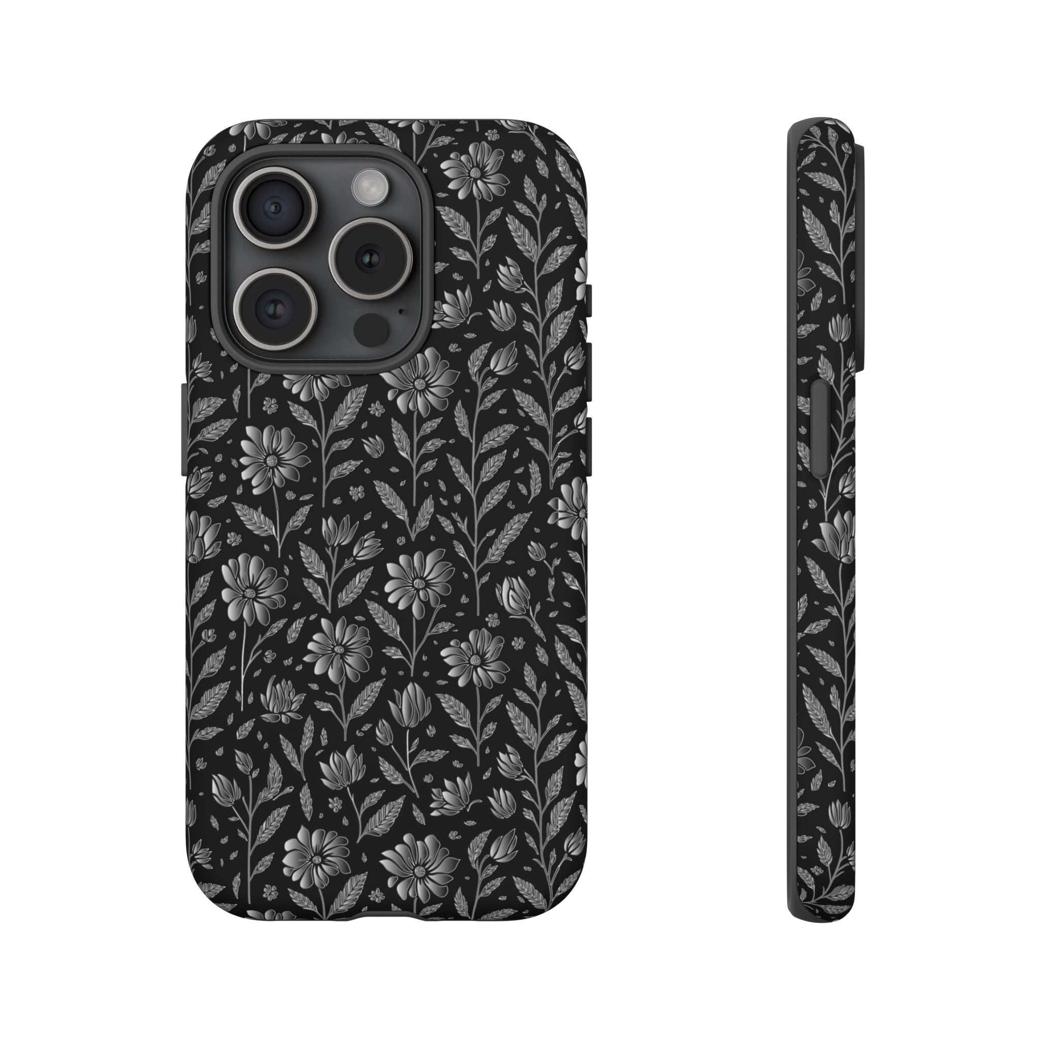 Stylish Floral Phone Case, Tough Floral Case, Botanical Phone Cover, Durable Floral Phone Protector, Gift for Her