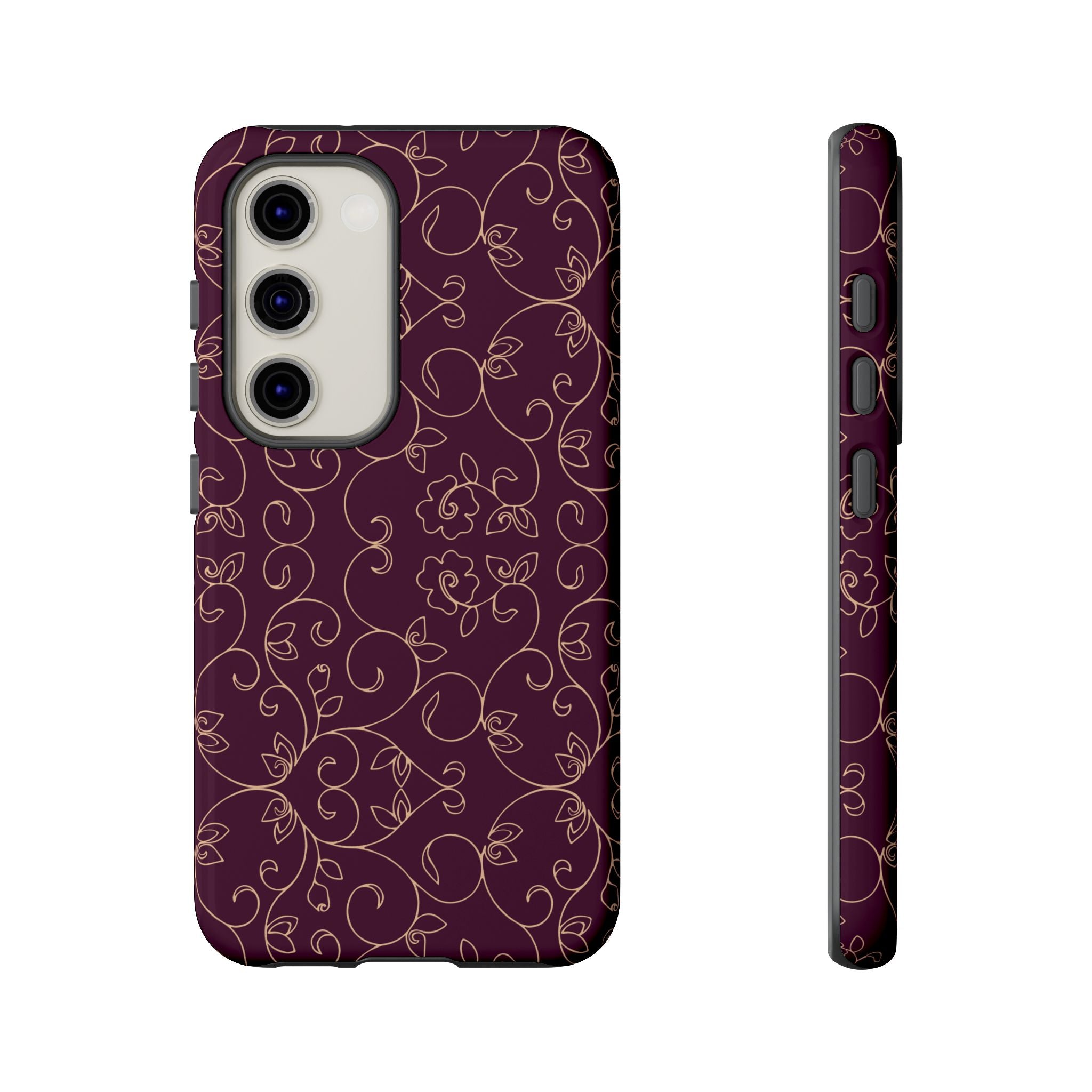 Elegant Floral Phone Case | Durable Mobile Cover, Gift for Her, Floral Design, Stylish Accessory, Phone Protection