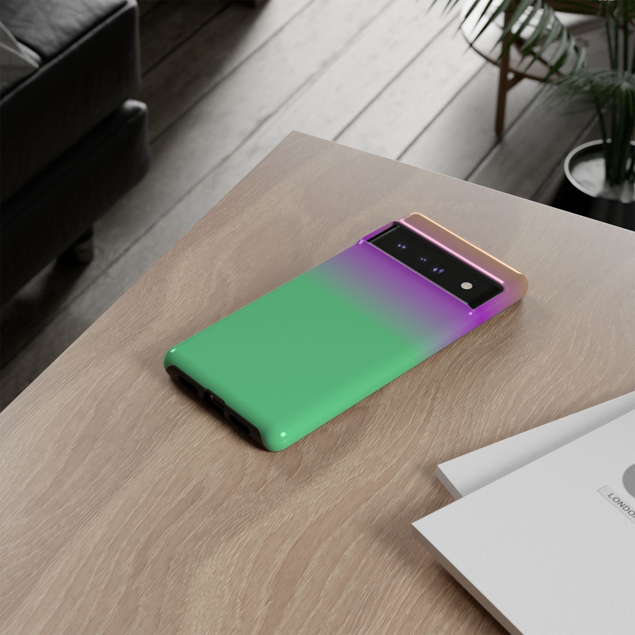 Vibrant Phone Case, Stylish Tech Accessory, Fun Gift Idea, Unique Mobile Cover, Trendy Gradient Design