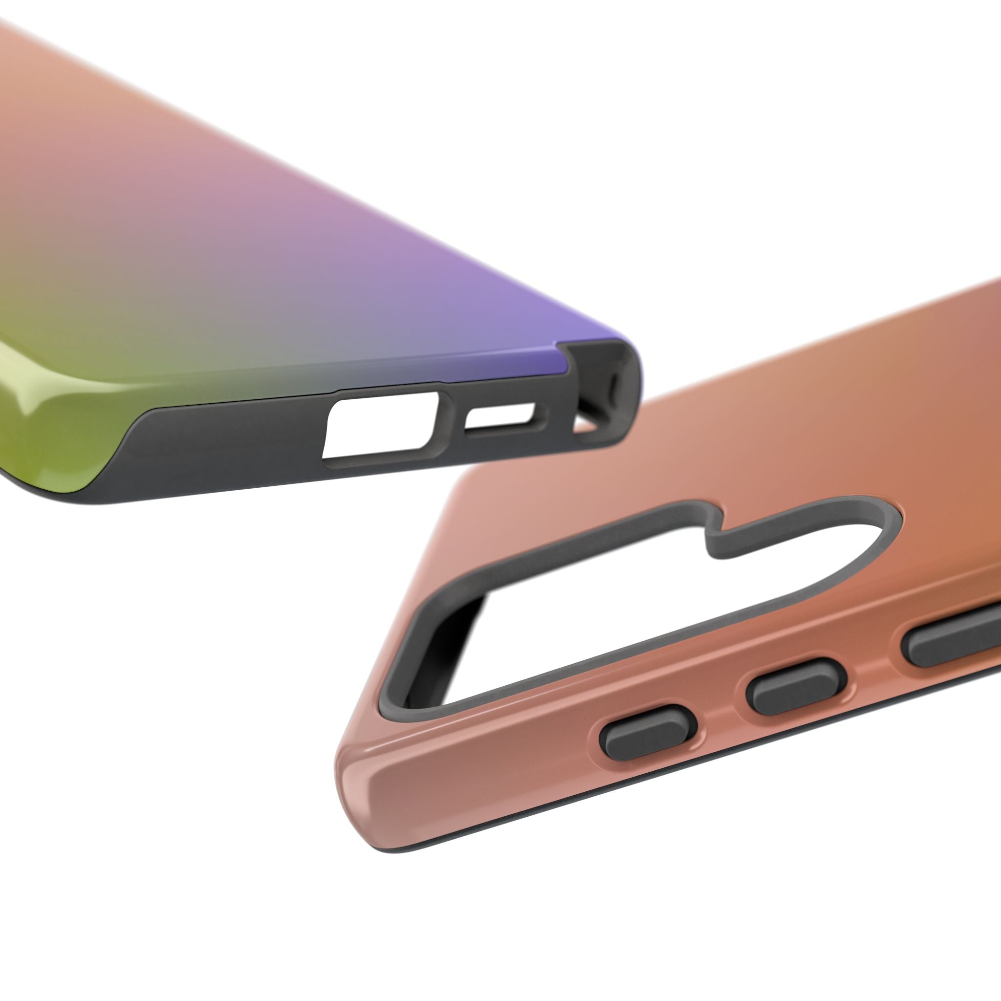 Colorful Gradient Phone Case, Tough Cases for iPhone, Customizable Phone Cover, Trendy Tech Accessory, Gift for Tech Lovers