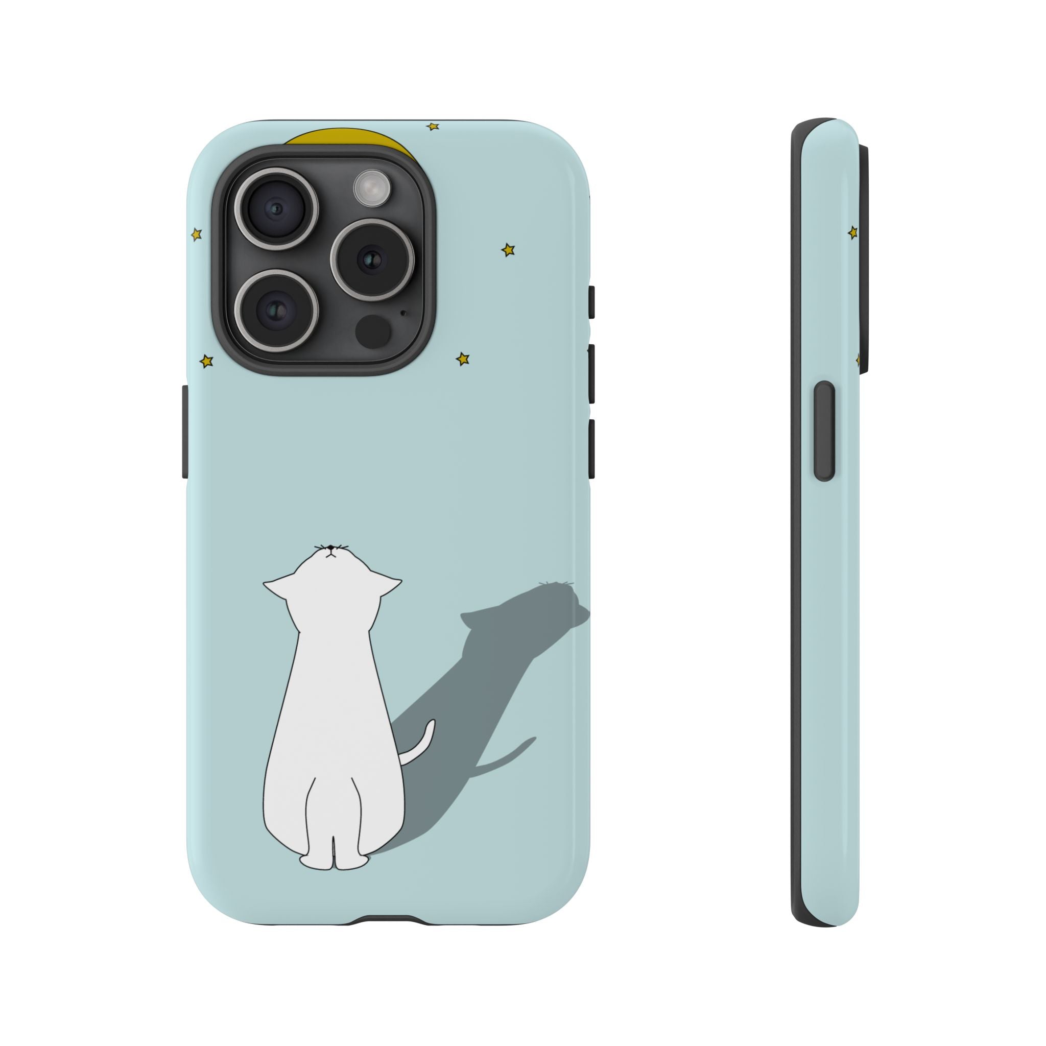 Cute Cat Phone Case, Tough Phone Cover, Pet Lover Gift, Unique Case, Animal Decor, Birthday Gift