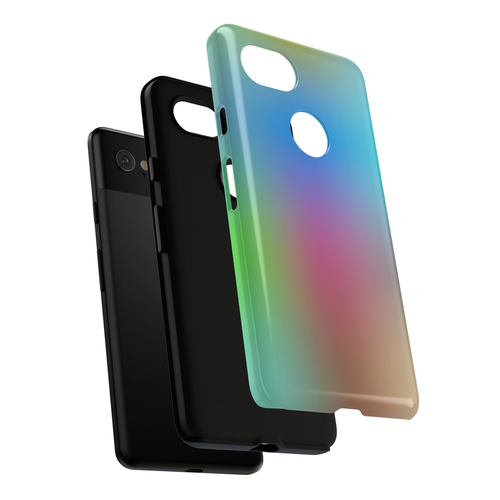 Colorful Mobile Phone Case, Unique Phone Cover, Stylish Phone Protector, Gift for Tech Lovers, Trendy Accessory