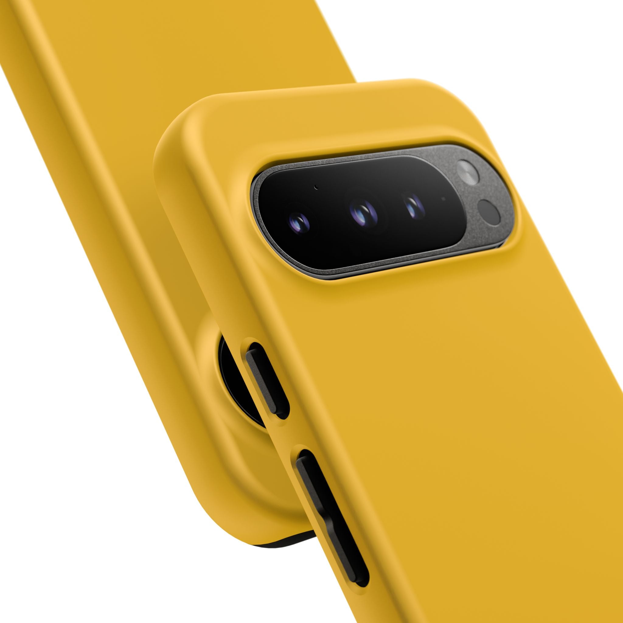 Motorcycle Phone Case, Tough Phone Cover, Gift for Bikers, Durable Tech Accessory, Yellow Motorcycle Design