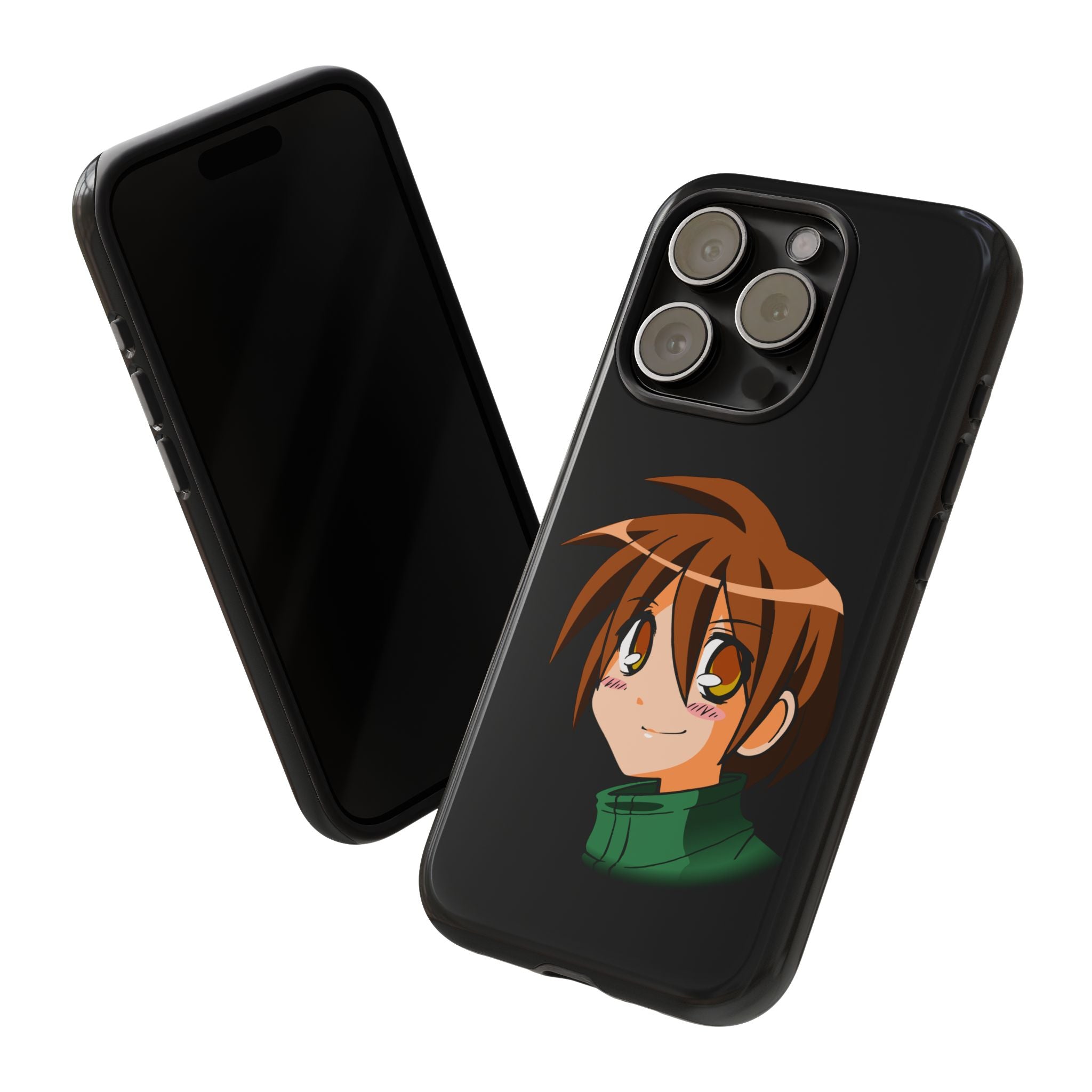 Anime Character Phone Case, Cute Phone Cover, Tough Cases for Teens, Customizable Gift, Geeky Accessories