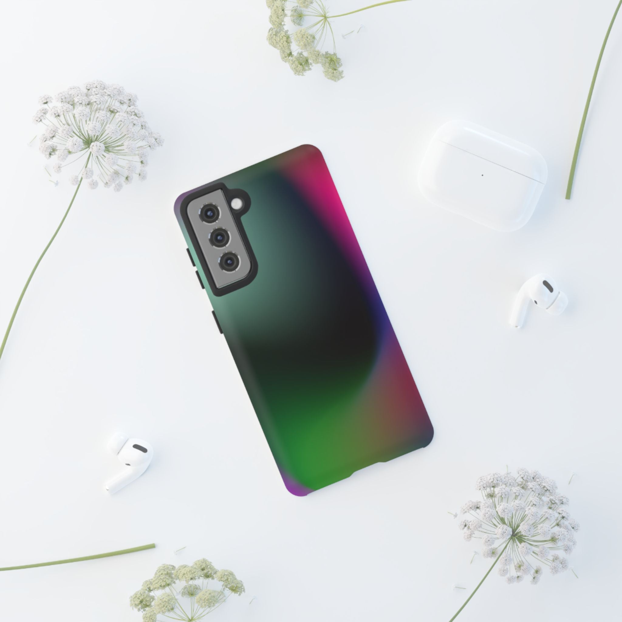 Colorful Phone Case, Tough Phone Cover, Vibrant Smart Device Protector, Modern Tech Accessory, Unique Gift for Phone Lovers