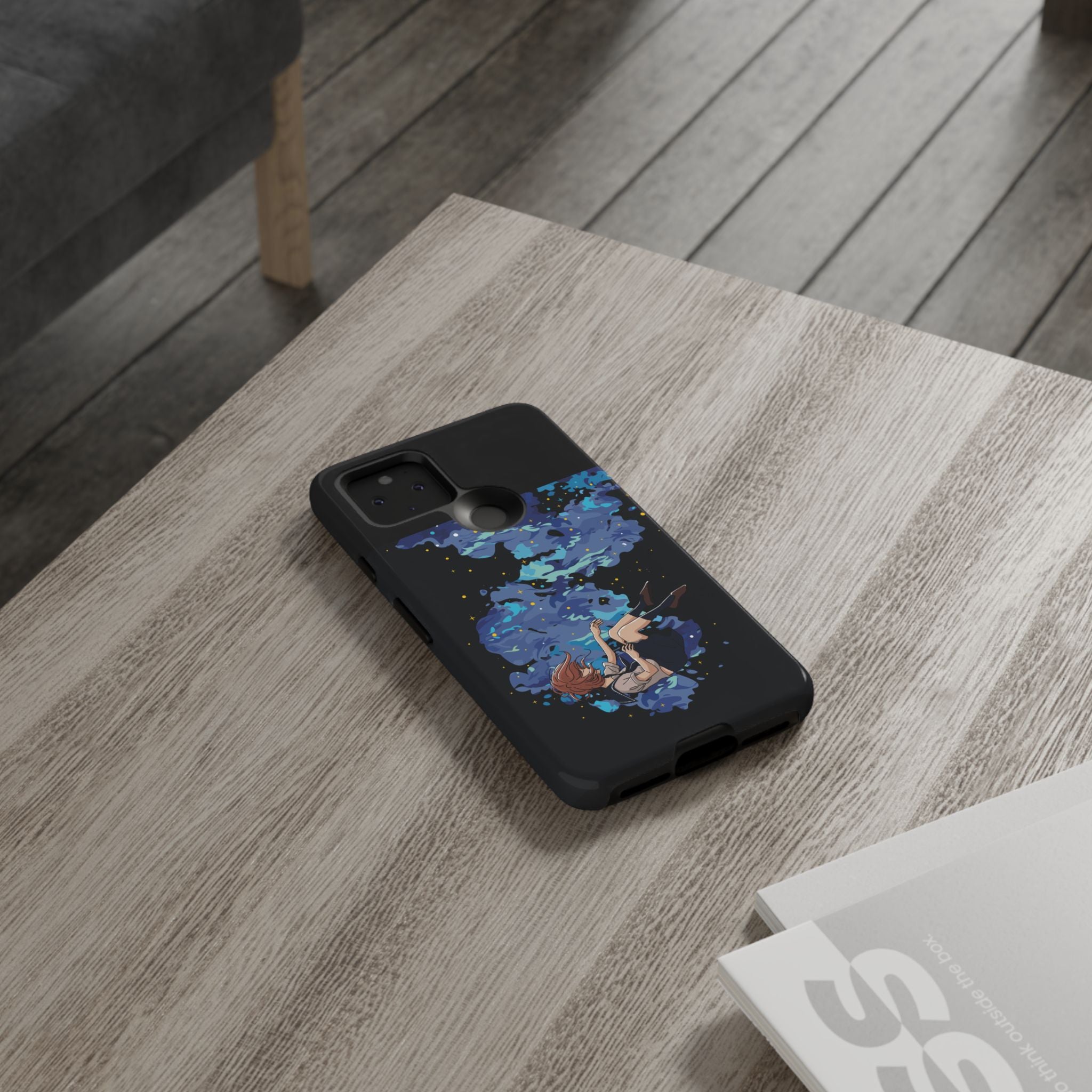 Tough Cases Phone Case - Artistic Galaxy Design, Cute Sleeve for Teens, Gift for Students, Unique Mobile Accessory, Trendy Tech Protection