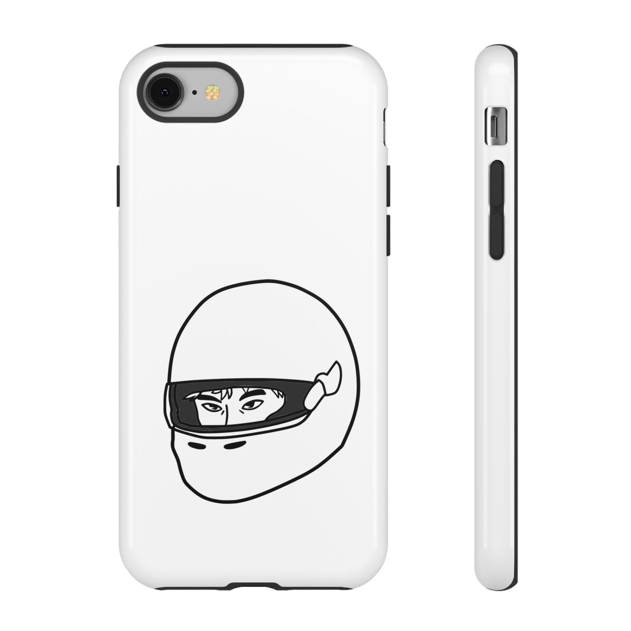 Stylish Phone Case with Racing Helmet Design | Tough Cases | Unique Gift, Motorcycle Enthusiast, Race Lover, Custom Accessory, Everyday Use