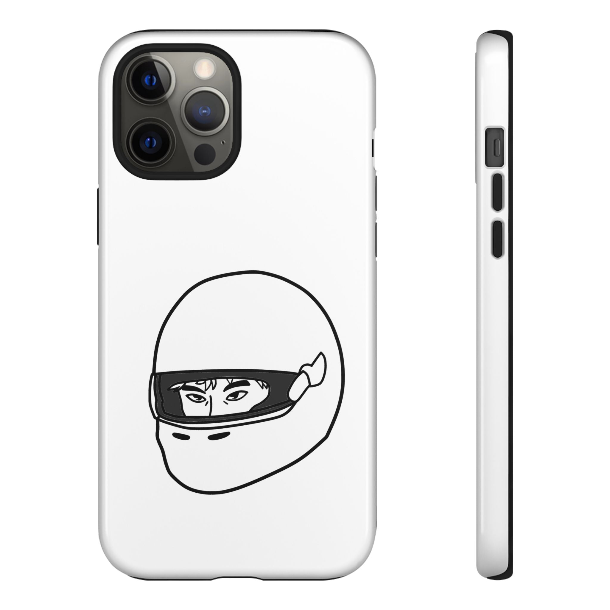 Stylish Phone Case with Racing Helmet Design | Tough Cases | Unique Gift, Motorcycle Enthusiast, Race Lover, Custom Accessory, Everyday Use
