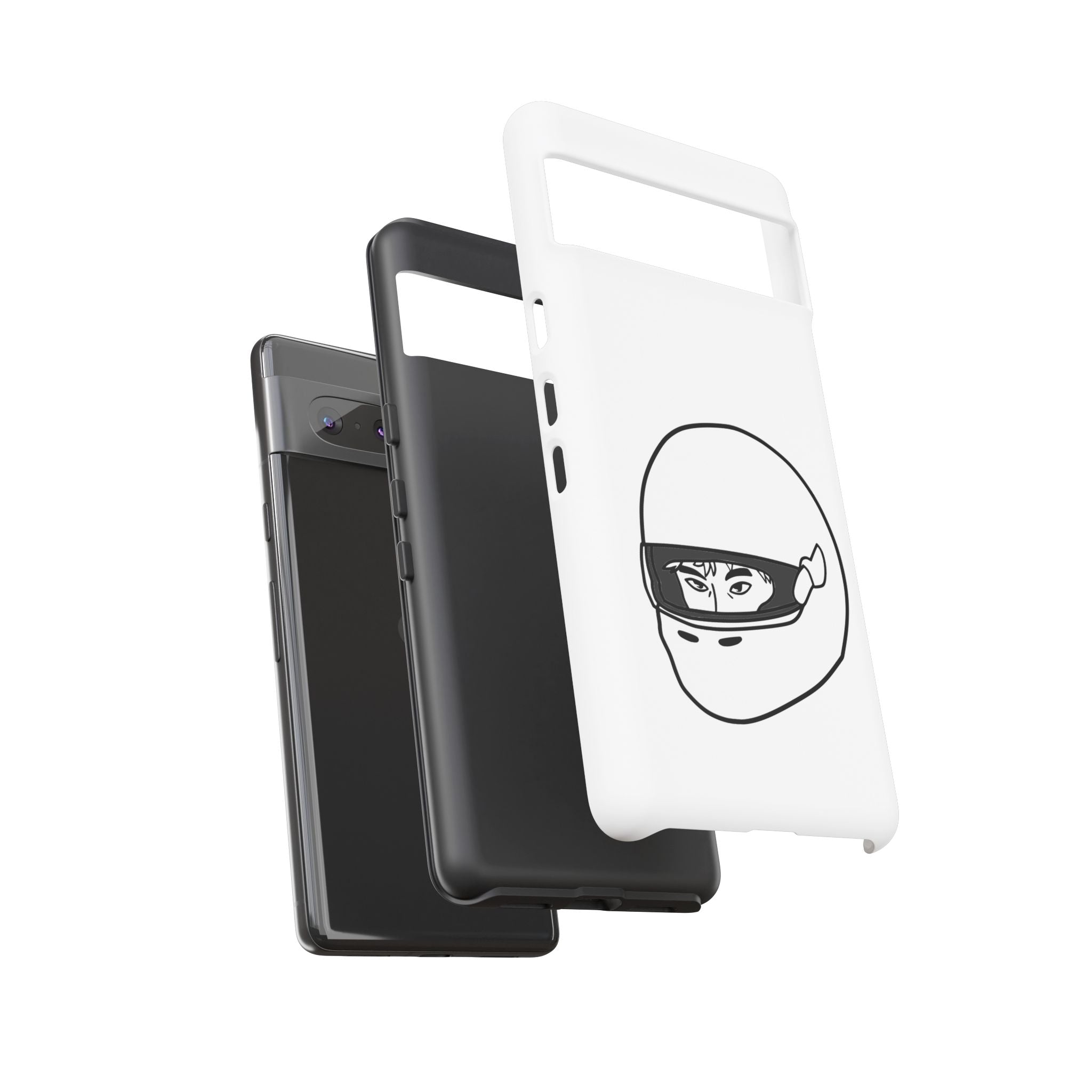 Stylish Phone Case with Racing Helmet Design | Tough Cases | Unique Gift, Motorcycle Enthusiast, Race Lover, Custom Accessory, Everyday Use