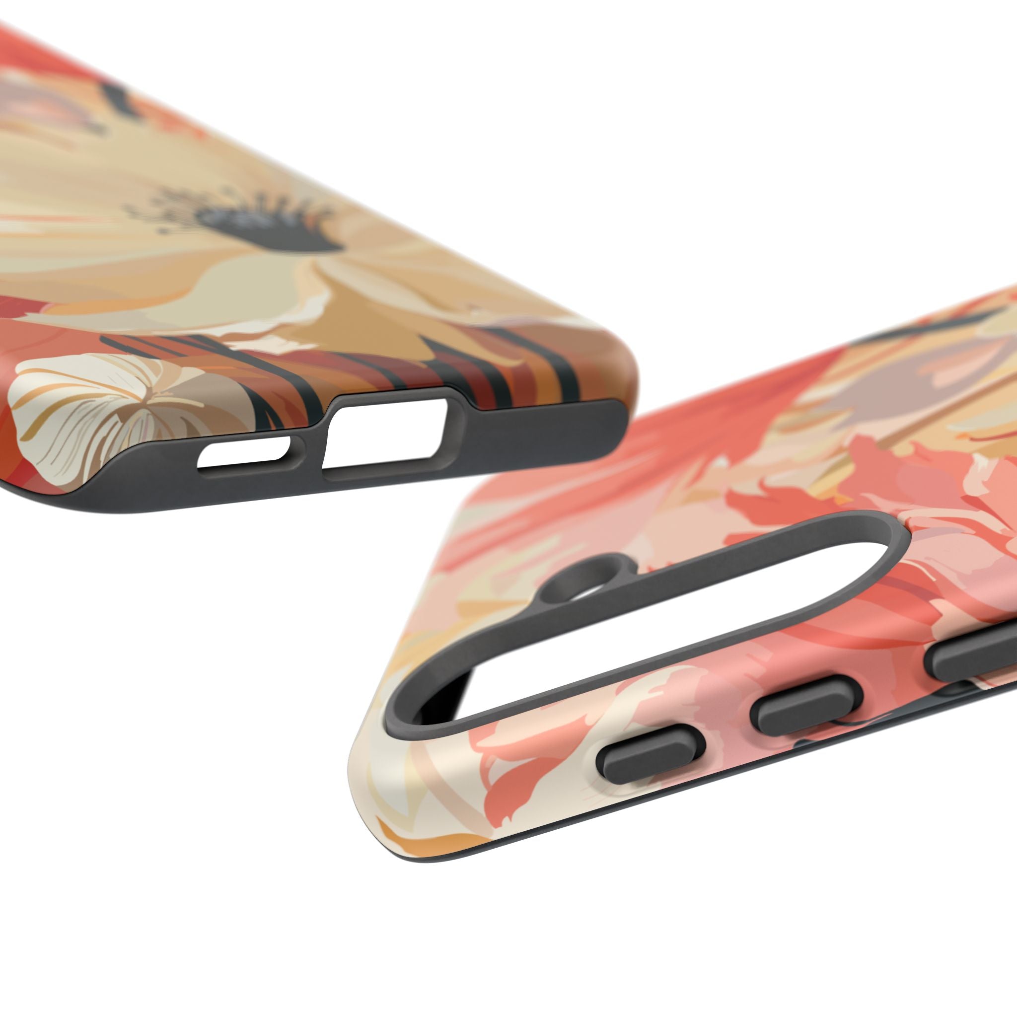 Floral Phone Case, Tough Protective Cover for Floral Lovers, Perfect Gift for Friends, Spring Celebration, Art Lovers Gift
