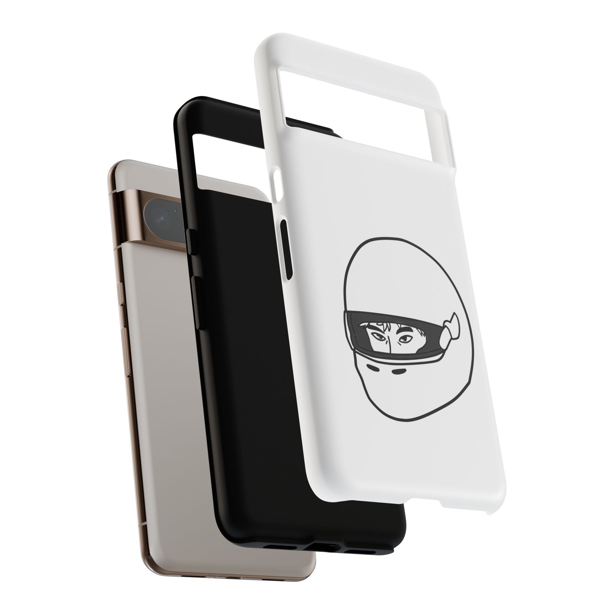 Stylish Phone Case with Racing Helmet Design | Tough Cases | Unique Gift, Motorcycle Enthusiast, Race Lover, Custom Accessory, Everyday Use