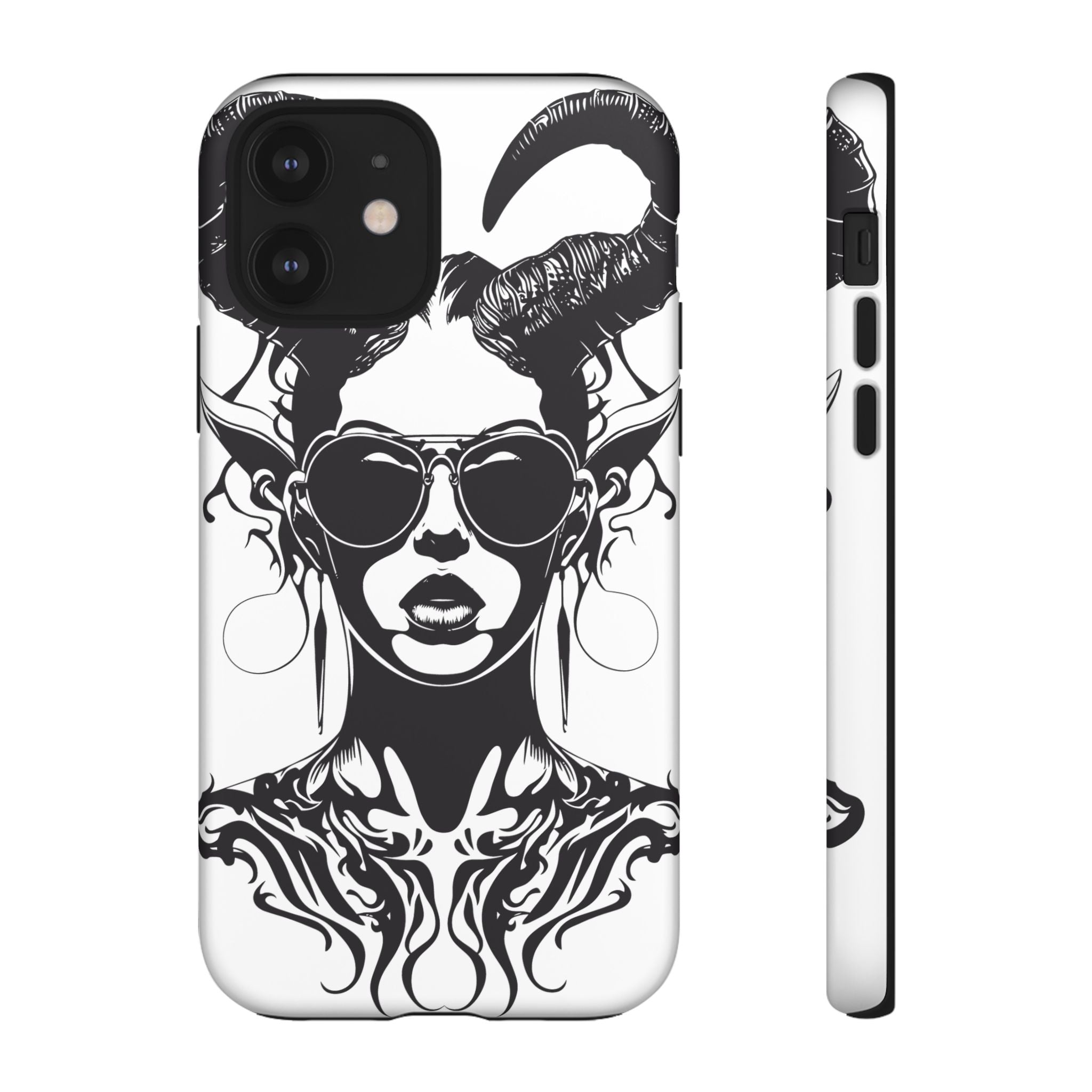 Tough Cases: Stylish Phone Case with Edgy Design, Protective Cover, Gift for Her, Trendy Accessories, Unique Art, Holiday Present