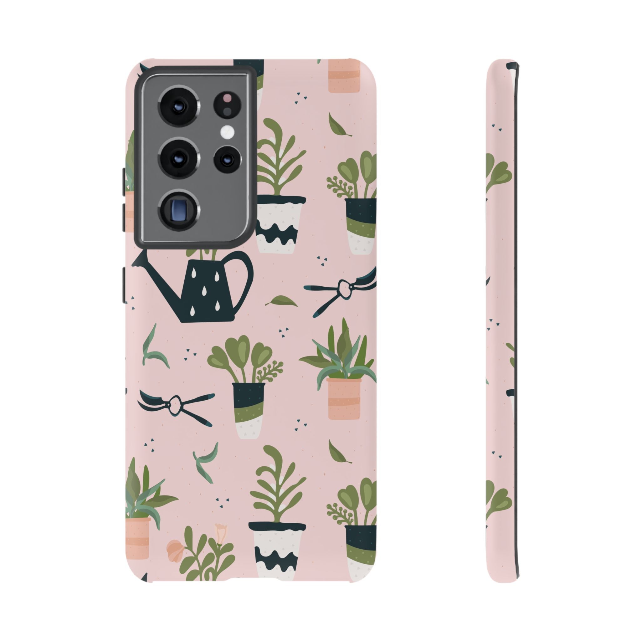 Floral Phone Case, Cute Plant Lover Case, Gift for Gardeners, Phone Cover, Green Thumb Accessories, Mother's Day Gift