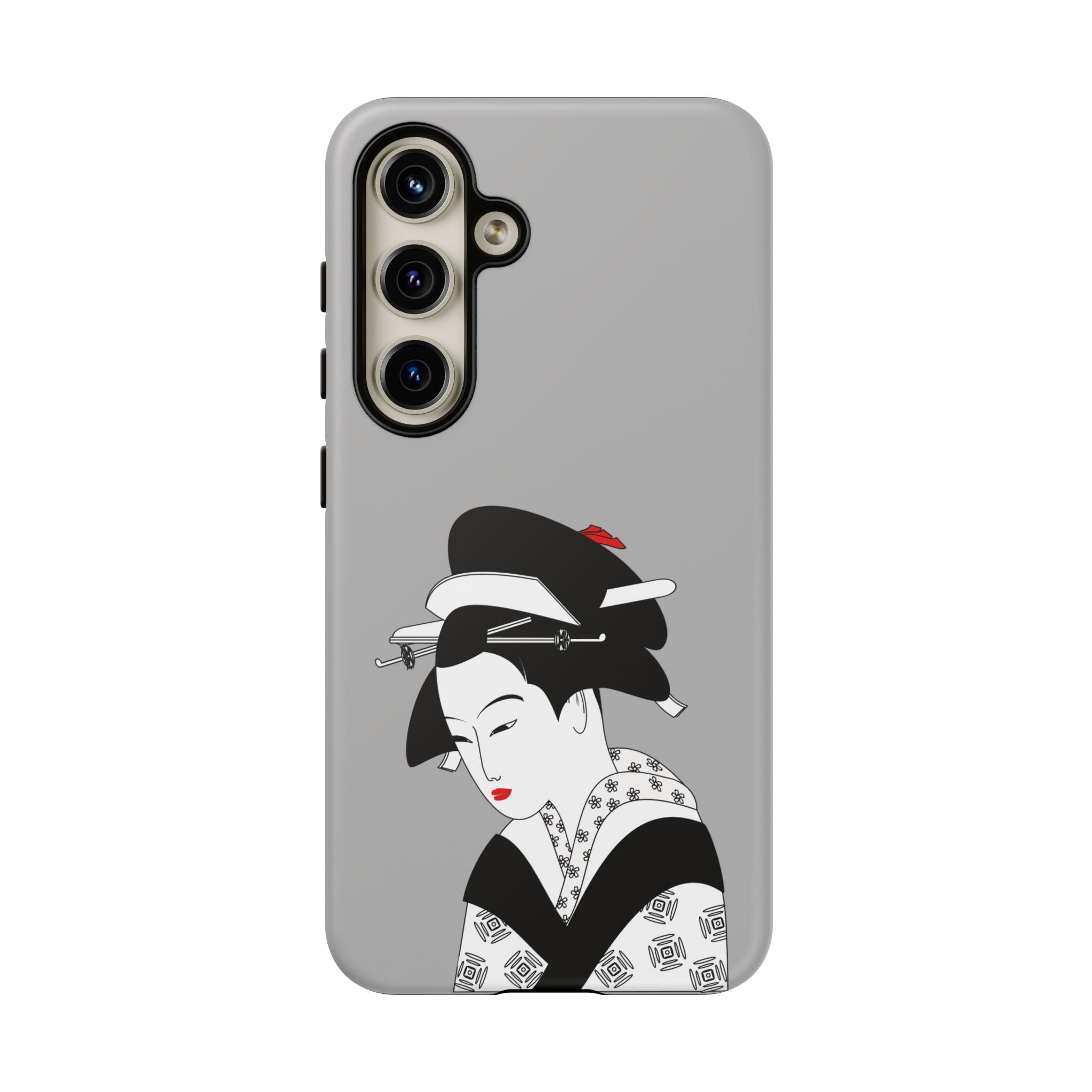 Stylish Phone Case with Japanese Geisha Design, Tough Phone Case, Cute Phone Cover, Japanese Art, Ethnic Style