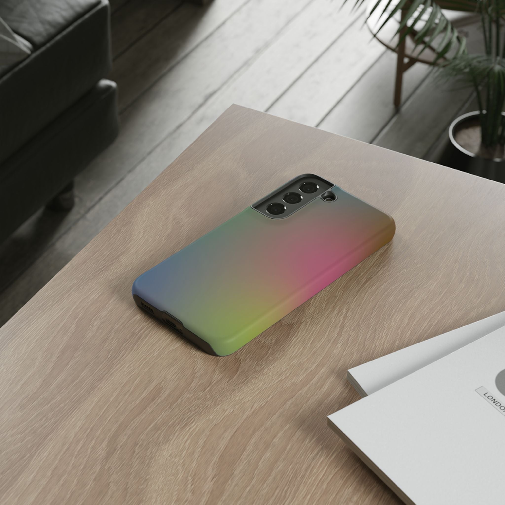 Gradient Phone Case - Protective Cover for iPhone, Stylish Mobile Accessory, Unique Gift for Her, Phone Protection, Trendy Phone Cases
