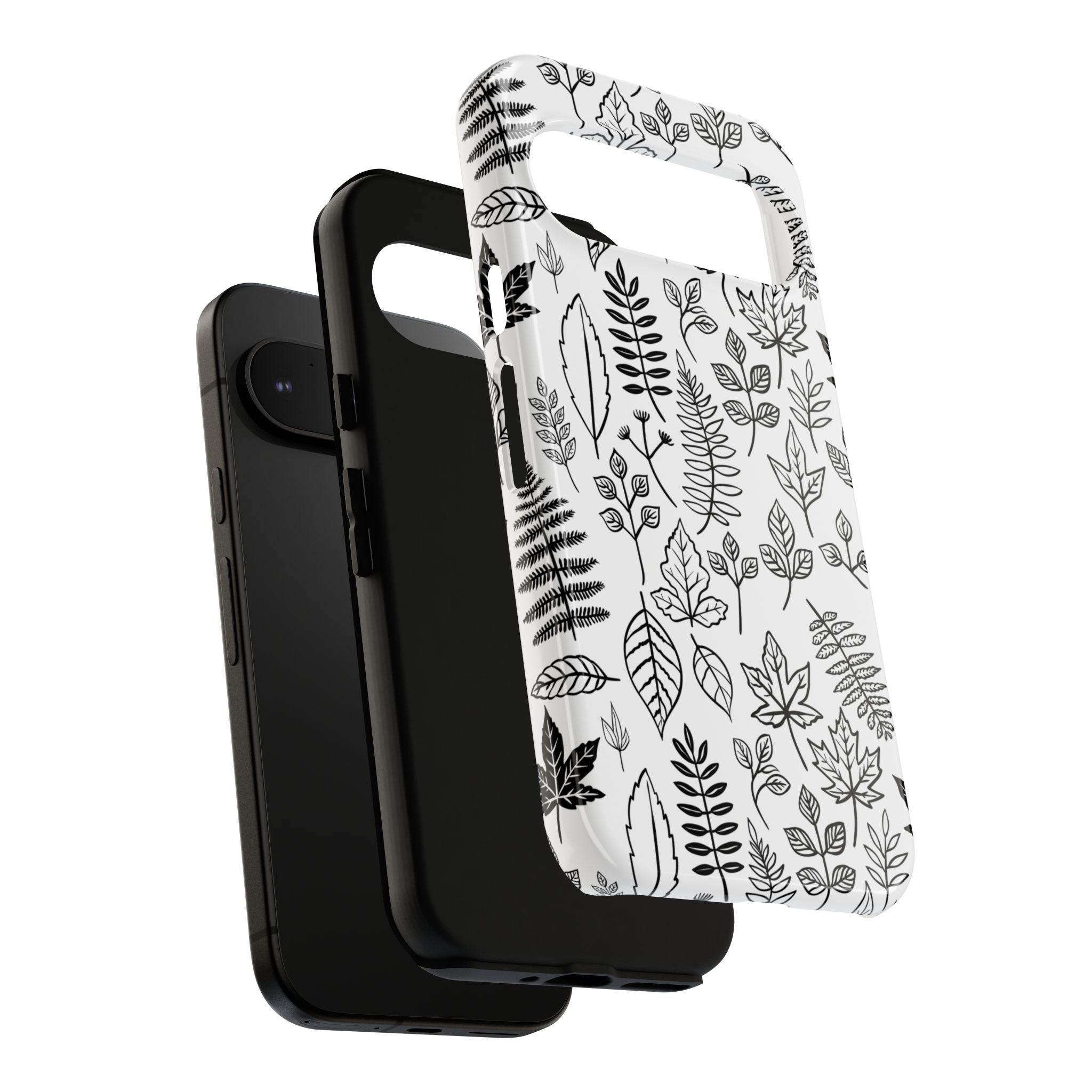 Stylish Phone Case for Nature Lovers, Botanical Design, Gift for Her, Fall Accessories, Customizable Tech Gear