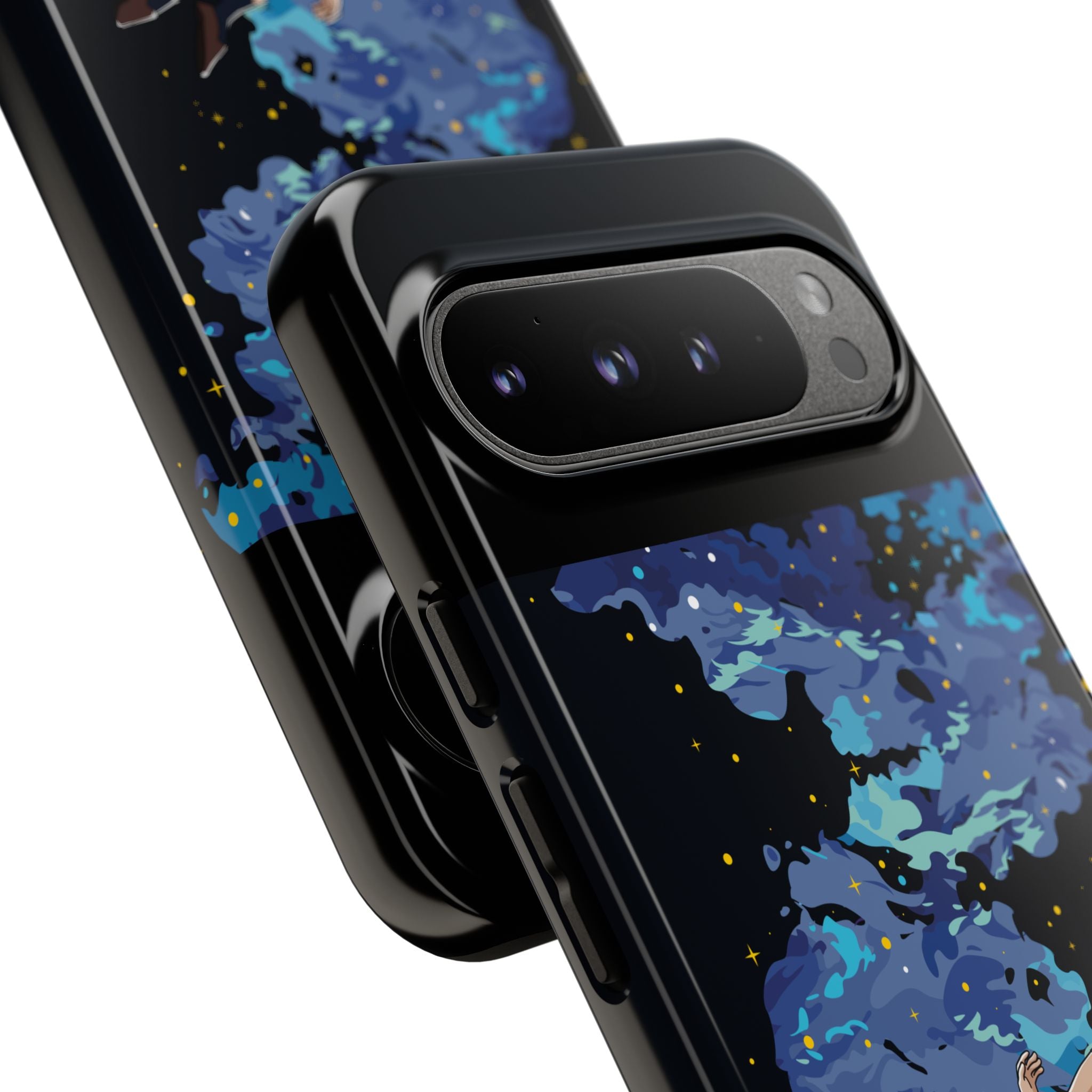 Tough Cases Phone Case - Artistic Galaxy Design, Cute Sleeve for Teens, Gift for Students, Unique Mobile Accessory, Trendy Tech Protection