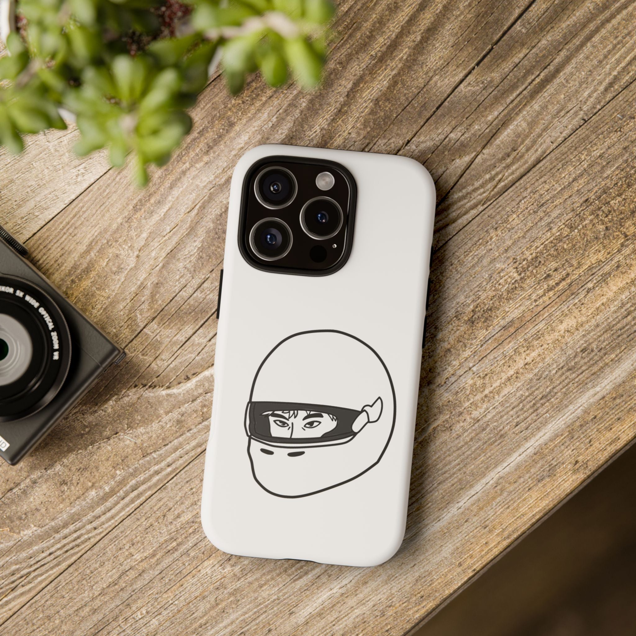 Stylish Phone Case with Racing Helmet Design | Tough Cases | Unique Gift, Motorcycle Enthusiast, Race Lover, Custom Accessory, Everyday Use