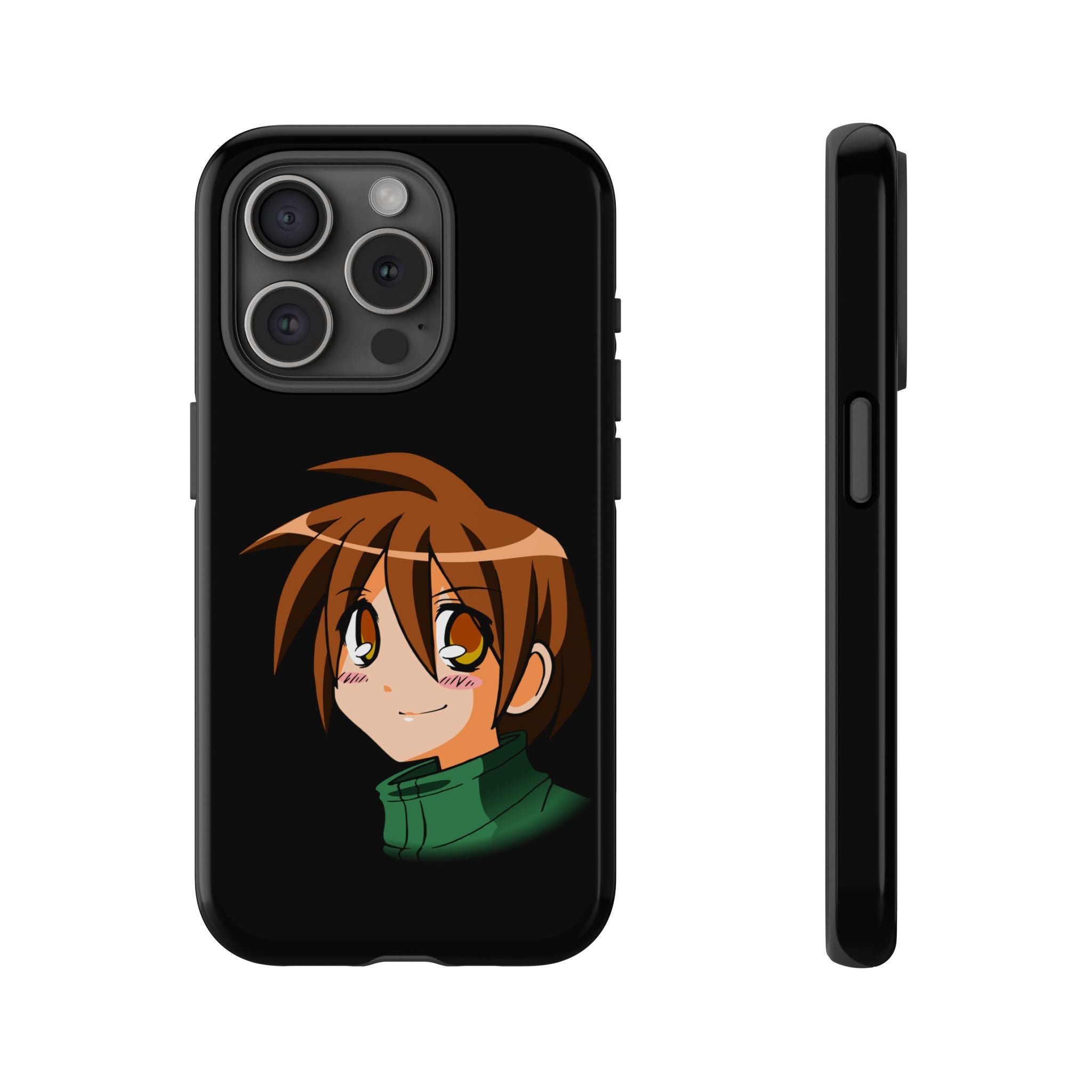 Anime Character Phone Case, Cute Phone Cover, Tough Cases for Teens, Customizable Gift, Geeky Accessories