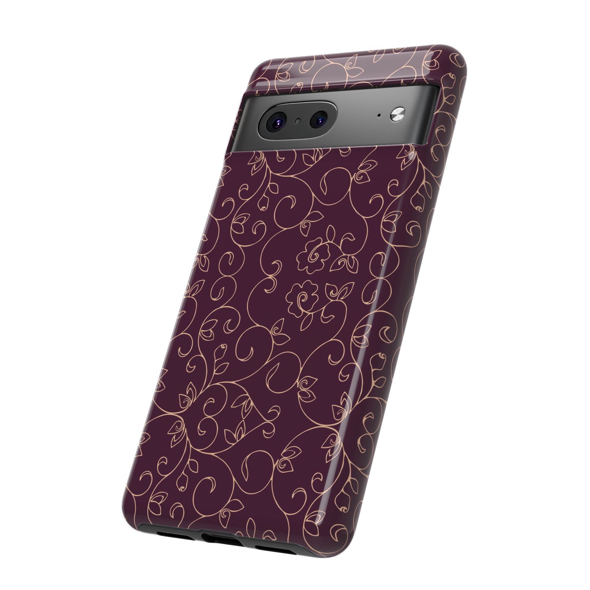 Elegant Floral Phone Case | Durable Mobile Cover, Gift for Her, Floral Design, Stylish Accessory, Phone Protection