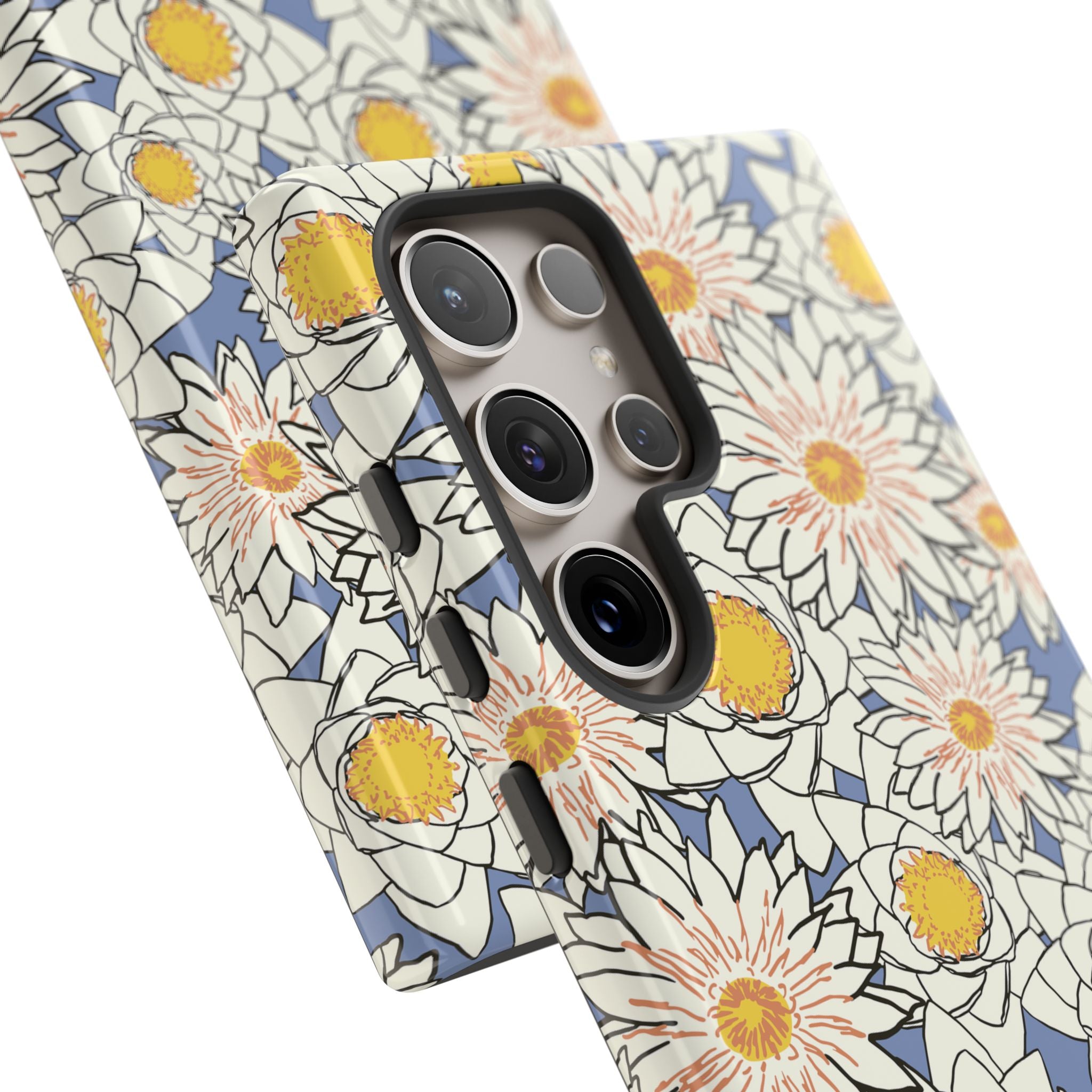 Stylish Phone Case, Floral Protective Cover, Gift for Nature Lovers, Trendy Tech Accessory, Customizable Phone Case