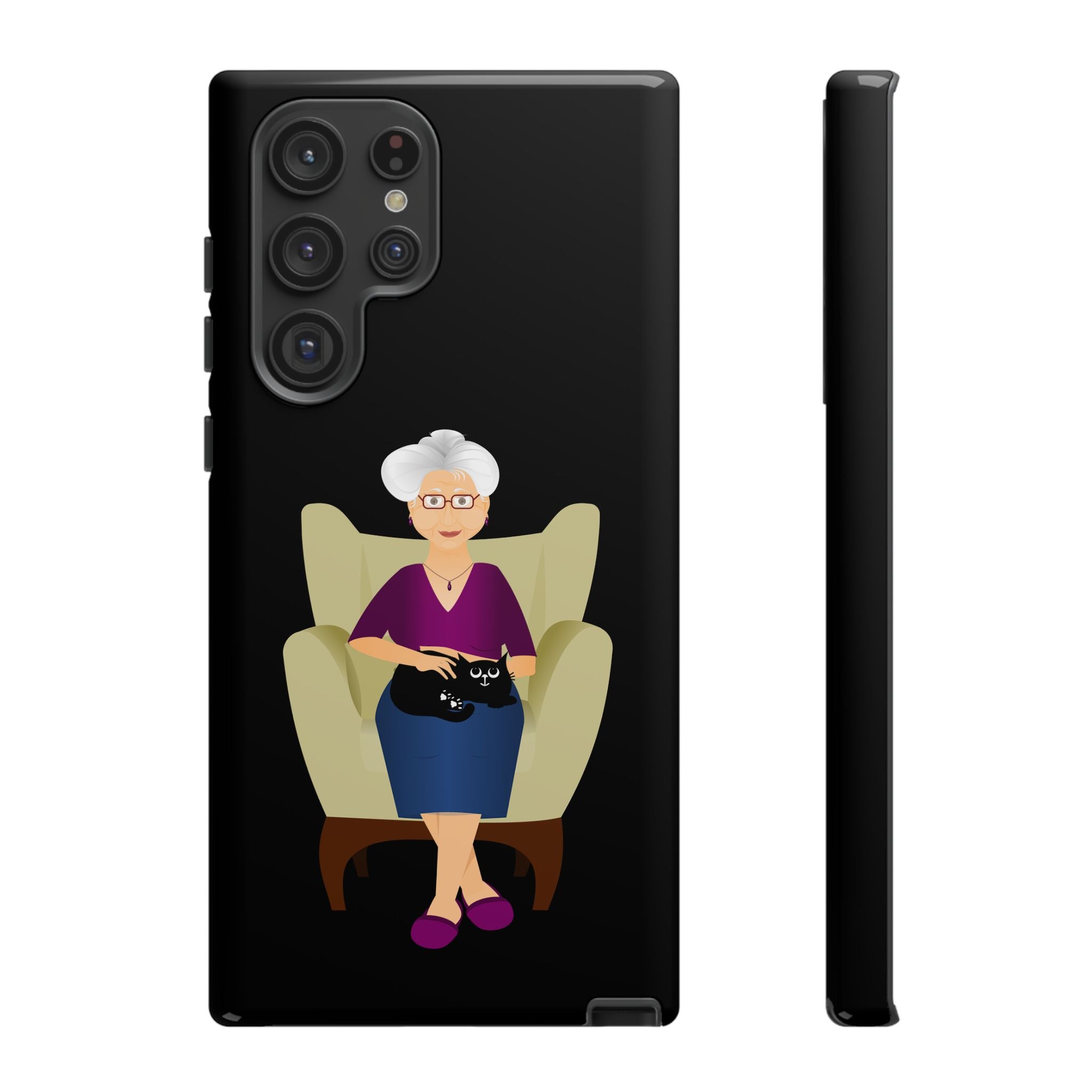 Grandma Phone Case, Tough Phone Cover for Grandparents, Durable Case for Seniors, Unique Gift for Grandmother, Personalized Tech Accessory
