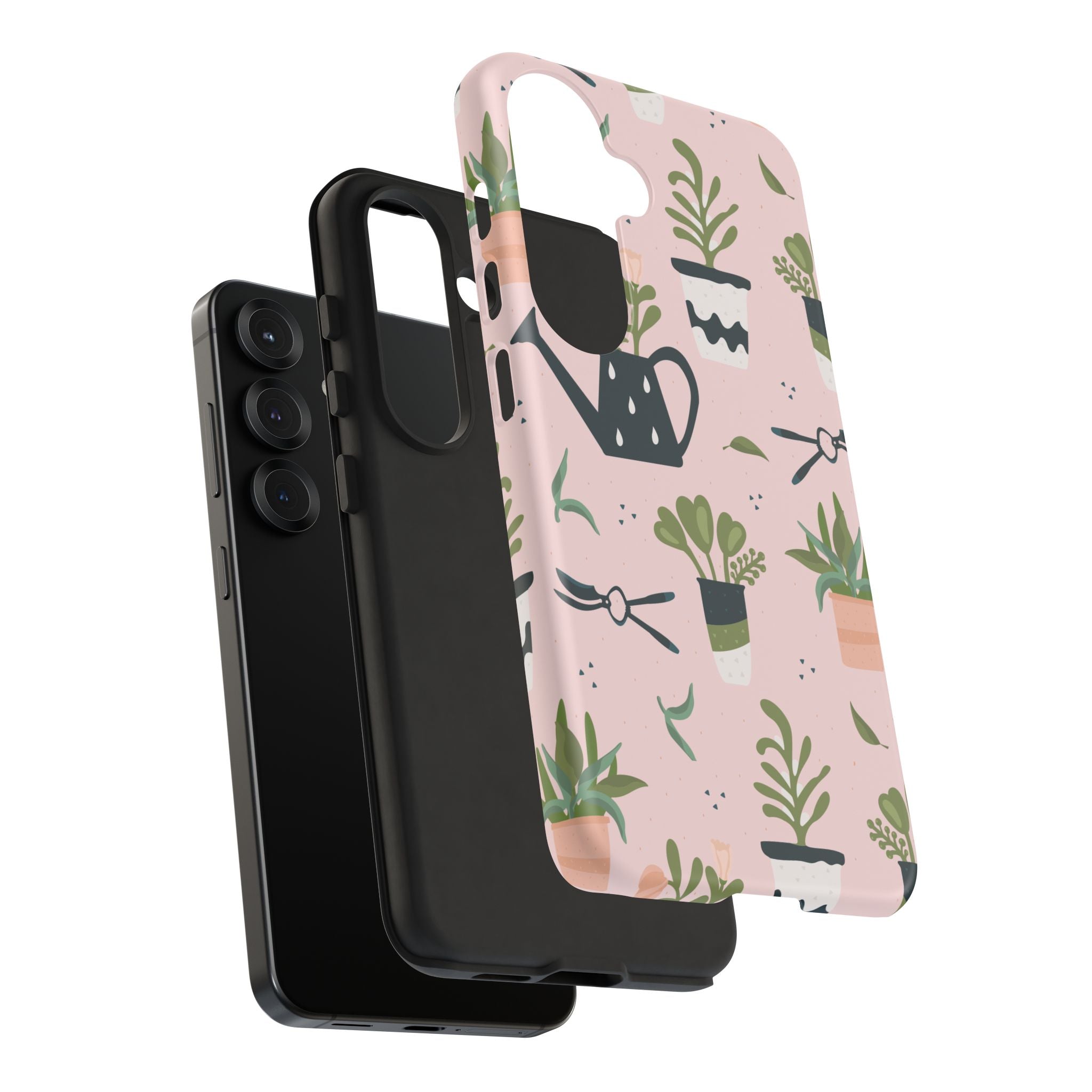 Floral Phone Case, Cute Plant Lover Case, Gift for Gardeners, Phone Cover, Green Thumb Accessories, Mother's Day Gift