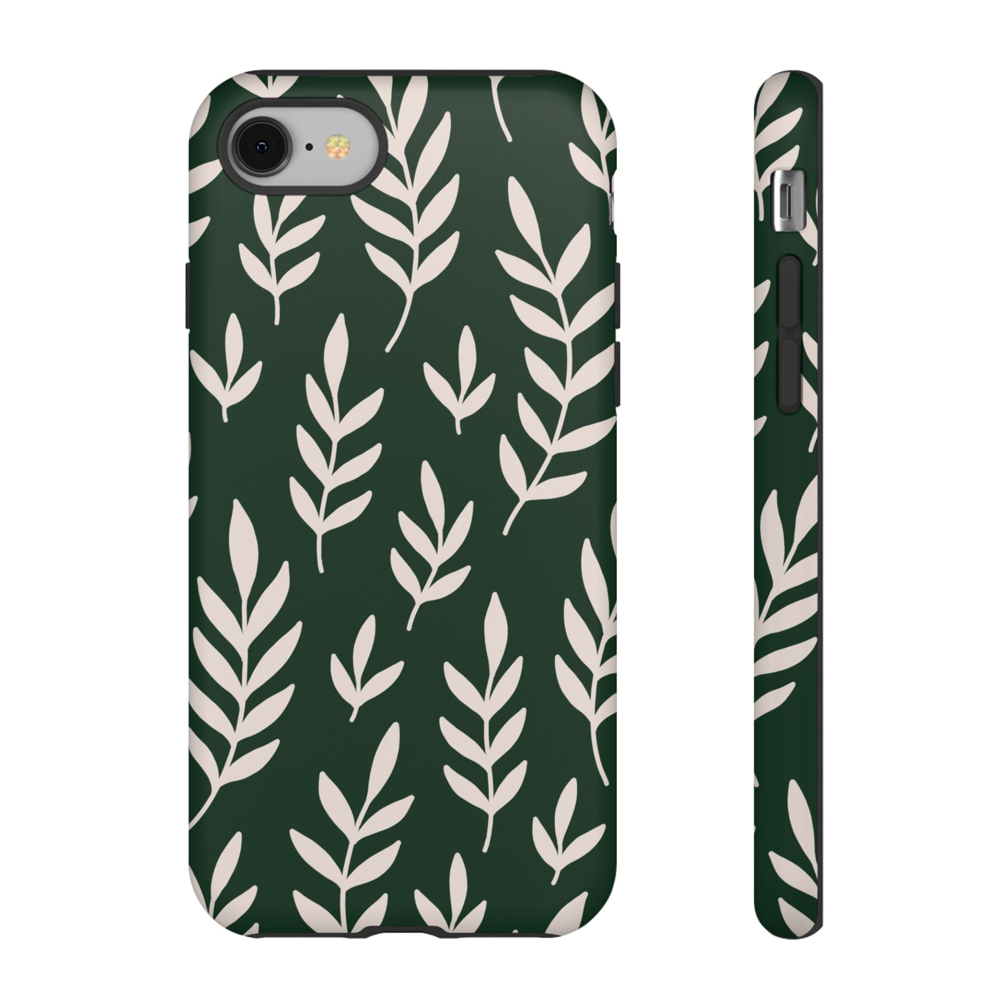 Leafy Phone Case, Tough Cases for Nature Lovers, Green Leaf Design, Eco-Friendly, Stylish Mobile Cover, Gift for Her