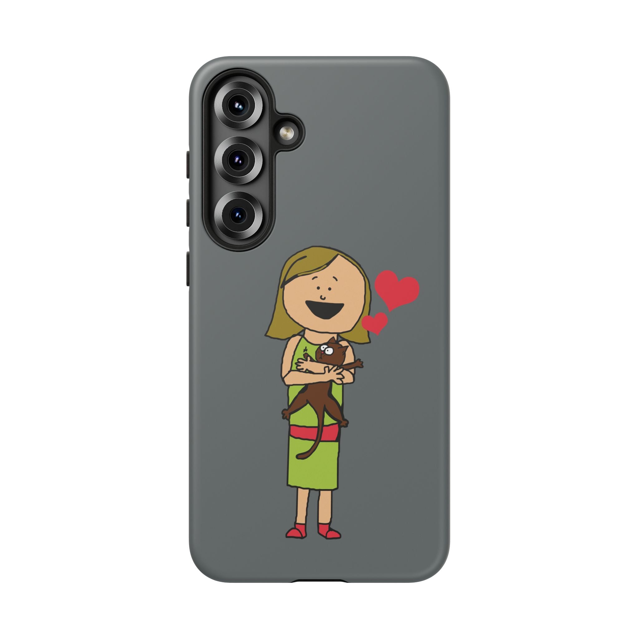 Pet Lover's Phone Case, Cute Animal Phone Cover, Gift for Dog Lovers, Cartoon Design, Fun Smartphone Accessory