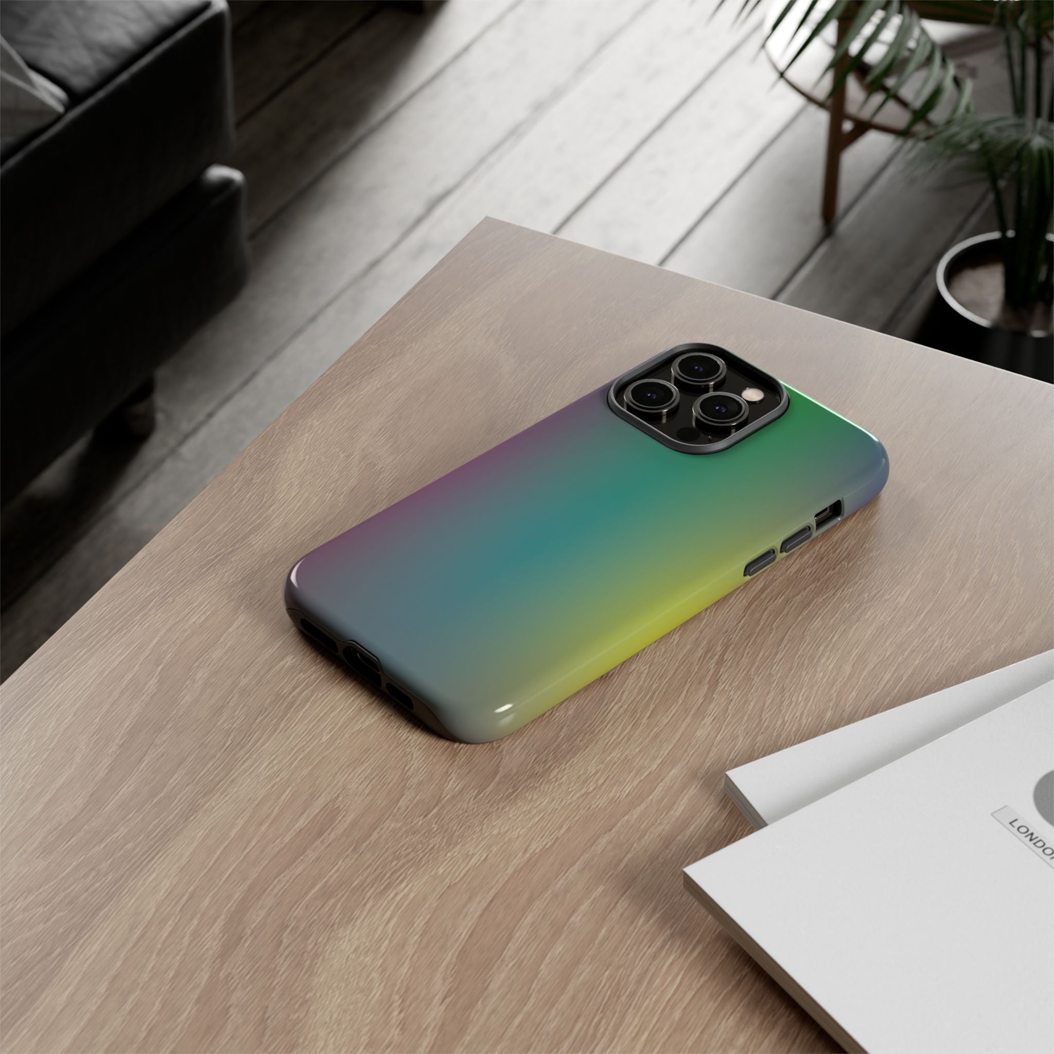 Gradient Phone Case, Tough Cases, Stylish Phone Protector, Unique Phone Cover, Gift for Tech Lovers, Colorful Phone Accessory