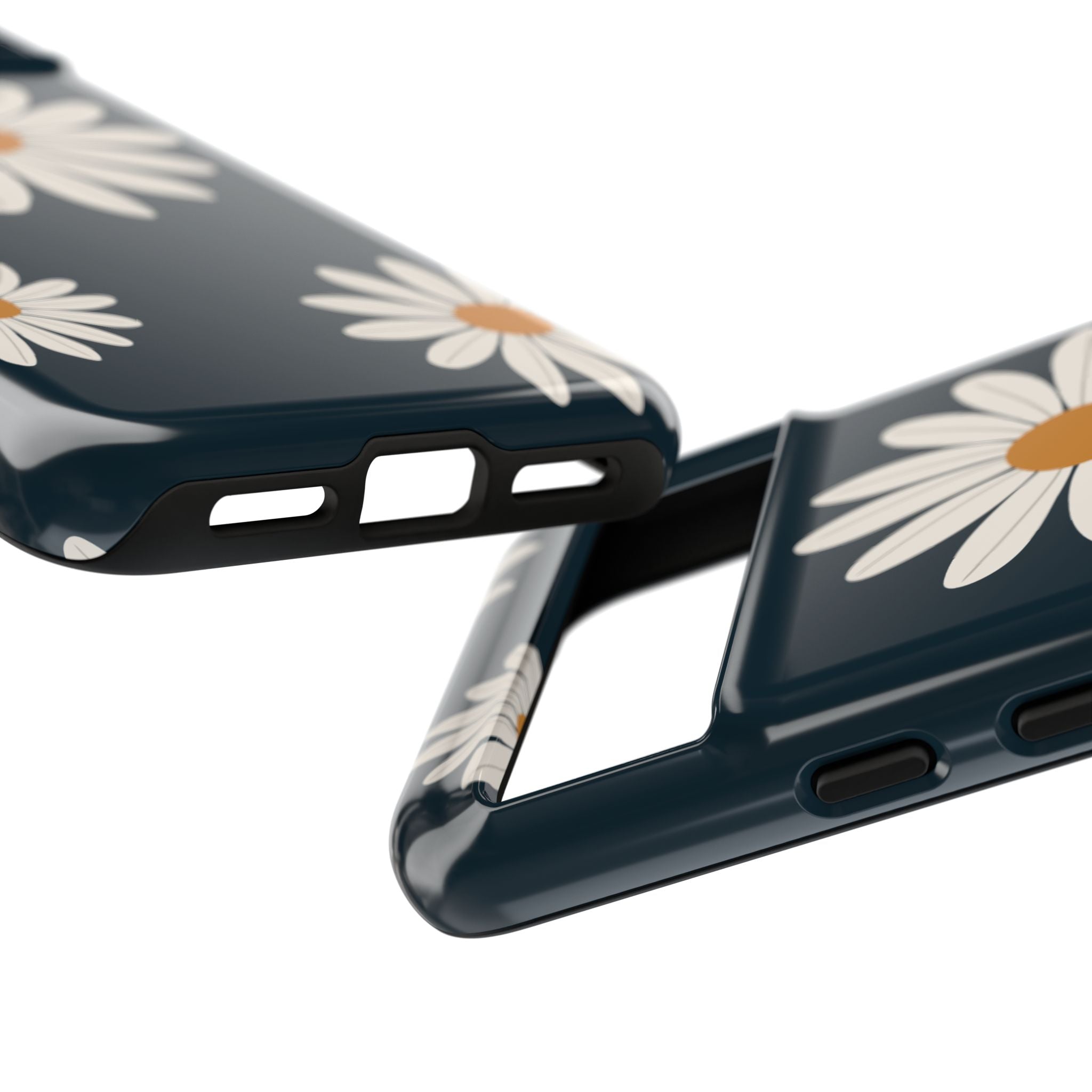 Daisy Phone Case, Floral Phone Cover, Tough Phone Case, Gift for Flower Lovers, Smartphone Accessory, Spring Design