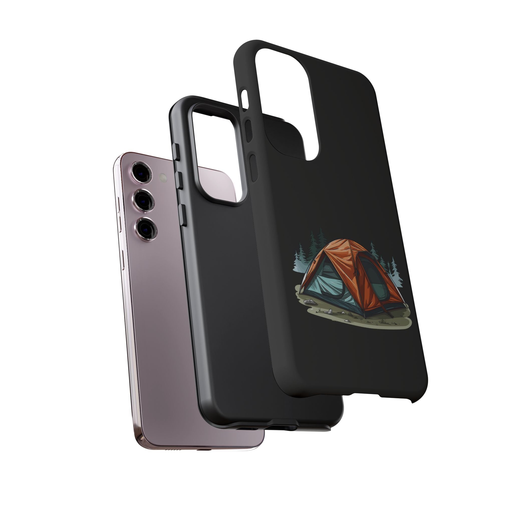 Camping Phone Case, Outdoor Adventure, Nature Lover Gift, Tough Cases, Hiking Accessory, Travel Gear, Camping Vibes