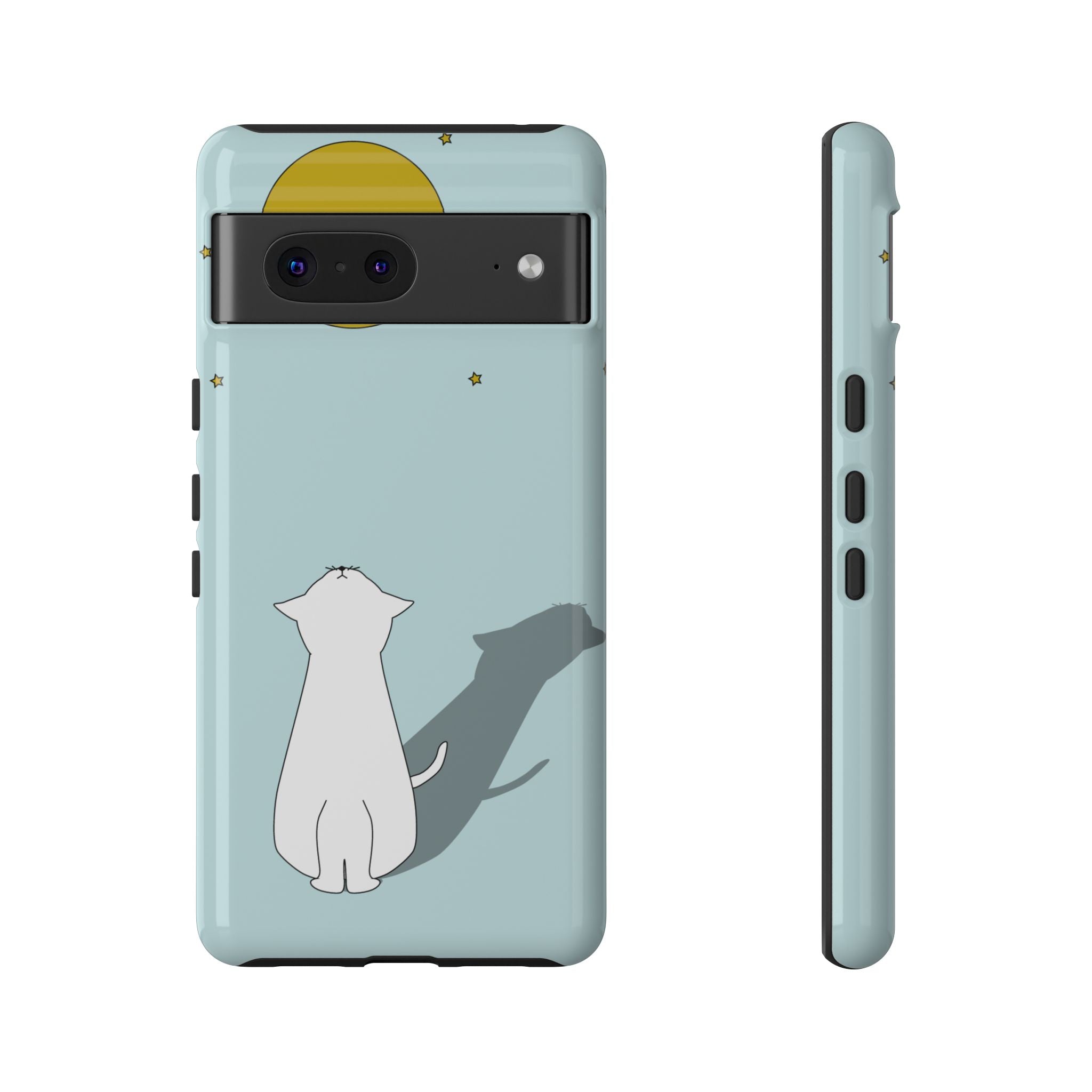 Cute Cat Phone Case, Tough Phone Cover, Pet Lover Gift, Unique Case, Animal Decor, Birthday Gift