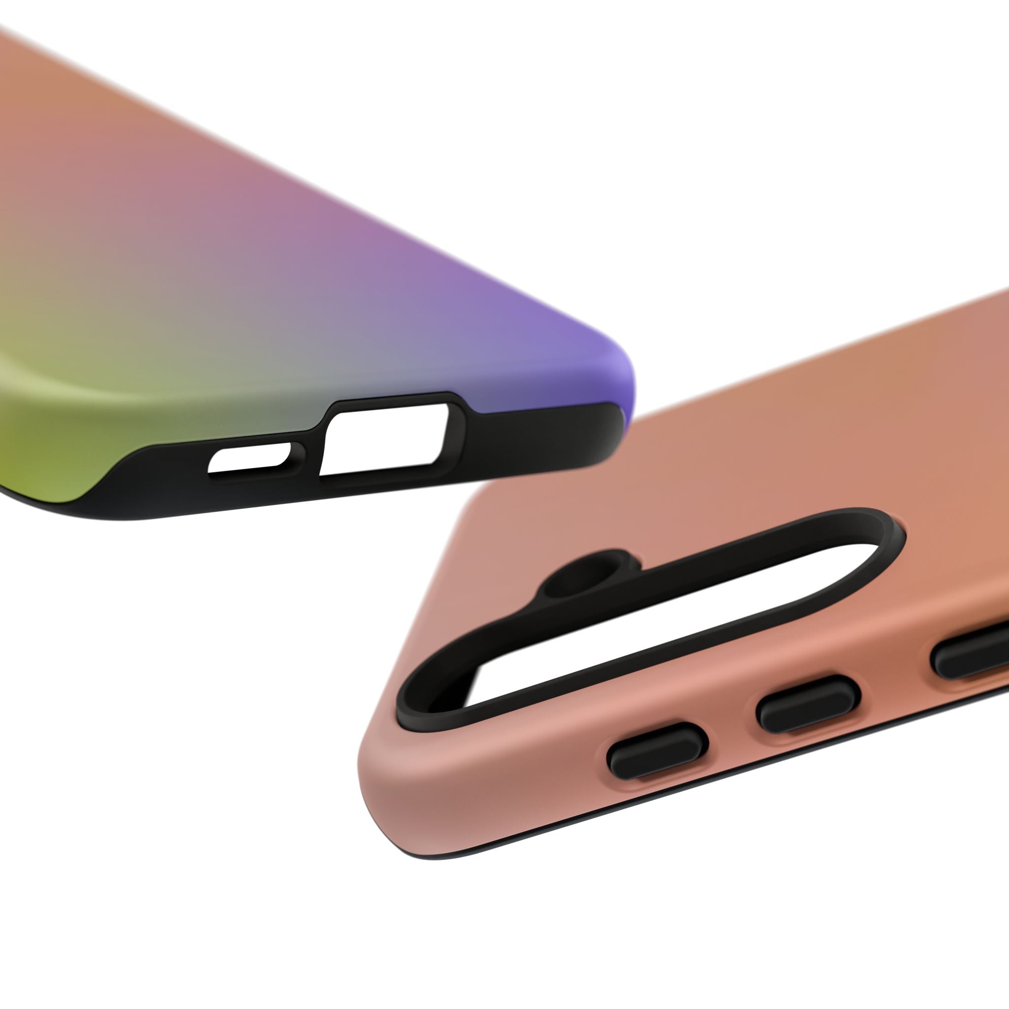 Colorful Gradient Phone Case, Tough Cases for iPhone, Customizable Phone Cover, Trendy Tech Accessory, Gift for Tech Lovers
