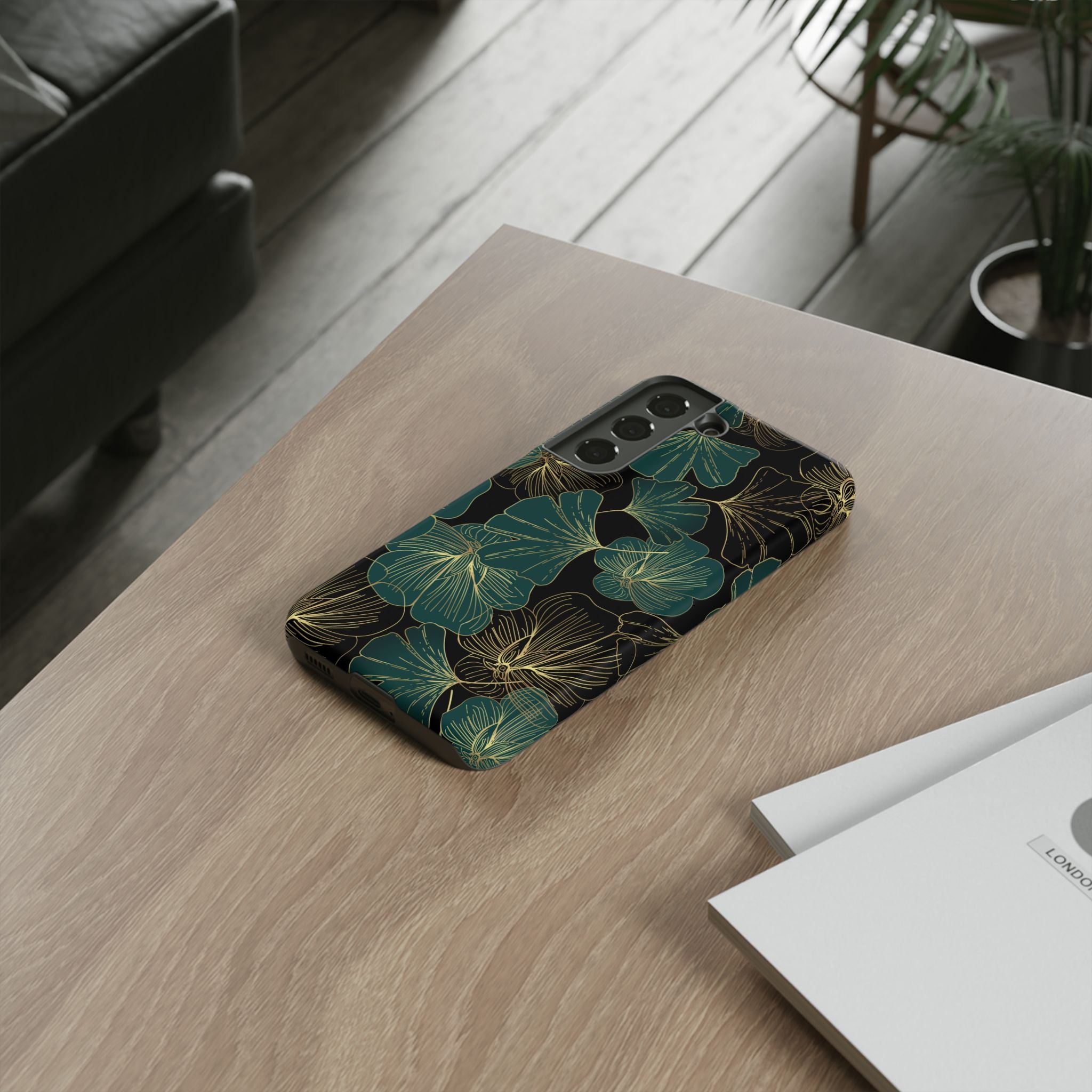 Floral Phone Case - Tough Cases, Protective Cover, Stylish Accessory, Gift for Her, Nature-Inspired Design