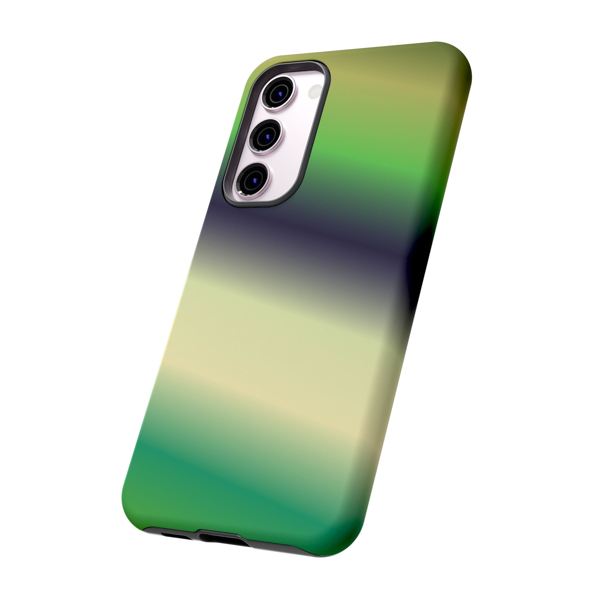 Gradient Phone Case - Tough Cases, Unique Cell Phone Cover, Stylish Tech Accessories, Green and Black Gradient, Perfect Gift
