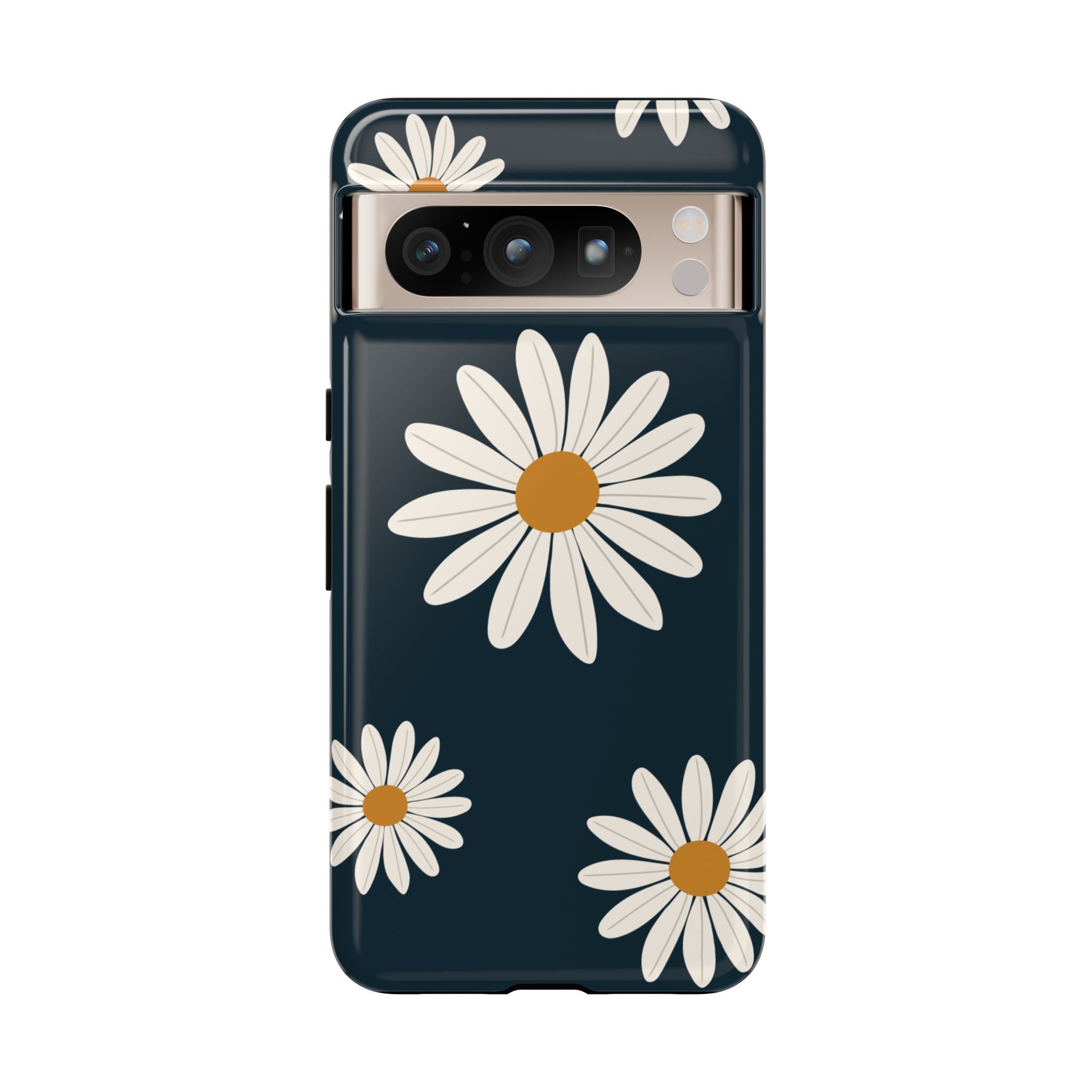 Daisy Phone Case, Floral Phone Cover, Tough Phone Case, Gift for Flower Lovers, Smartphone Accessory, Spring Design