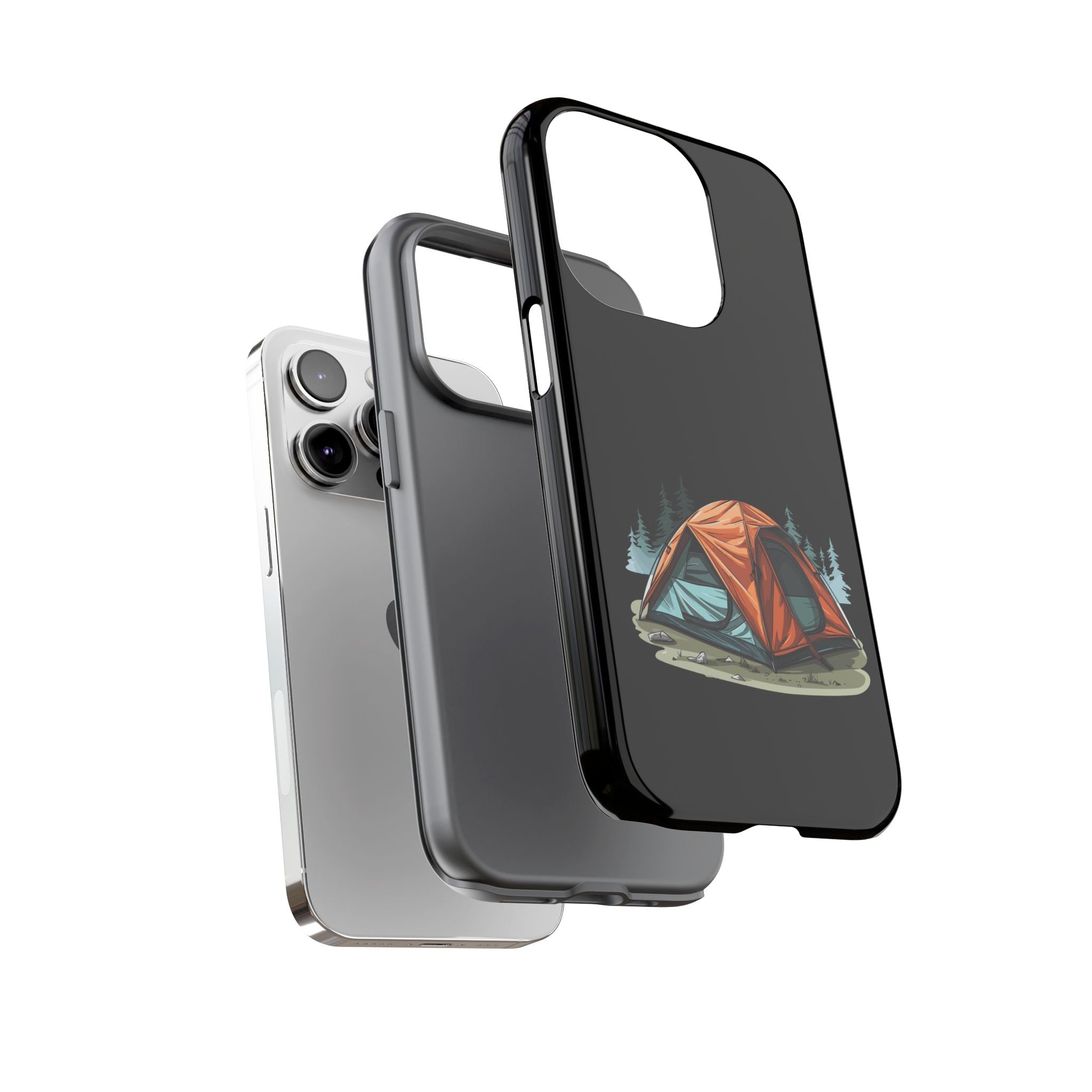 Camping Phone Case, Outdoor Adventure, Nature Lover Gift, Tough Cases, Hiking Accessory, Travel Gear, Camping Vibes